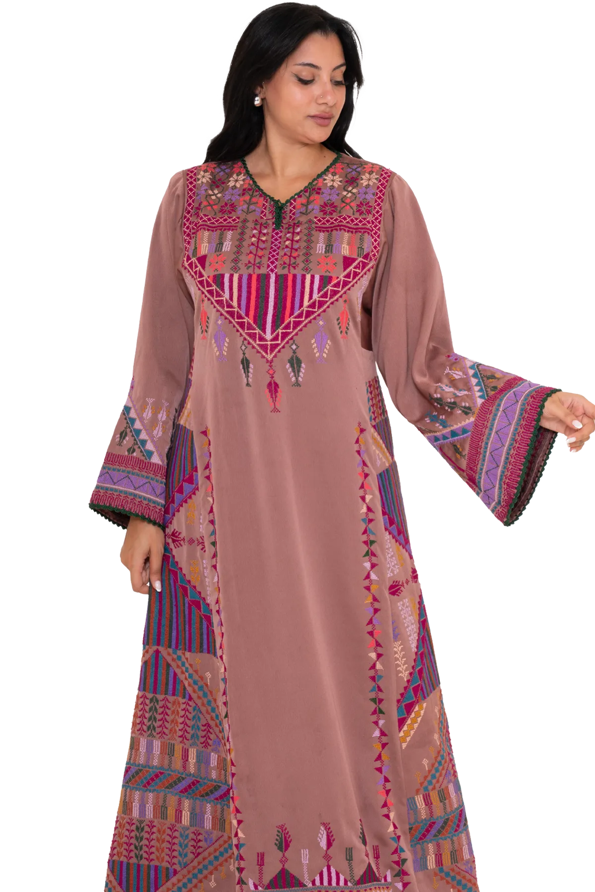 Hand-stitched Thoub
