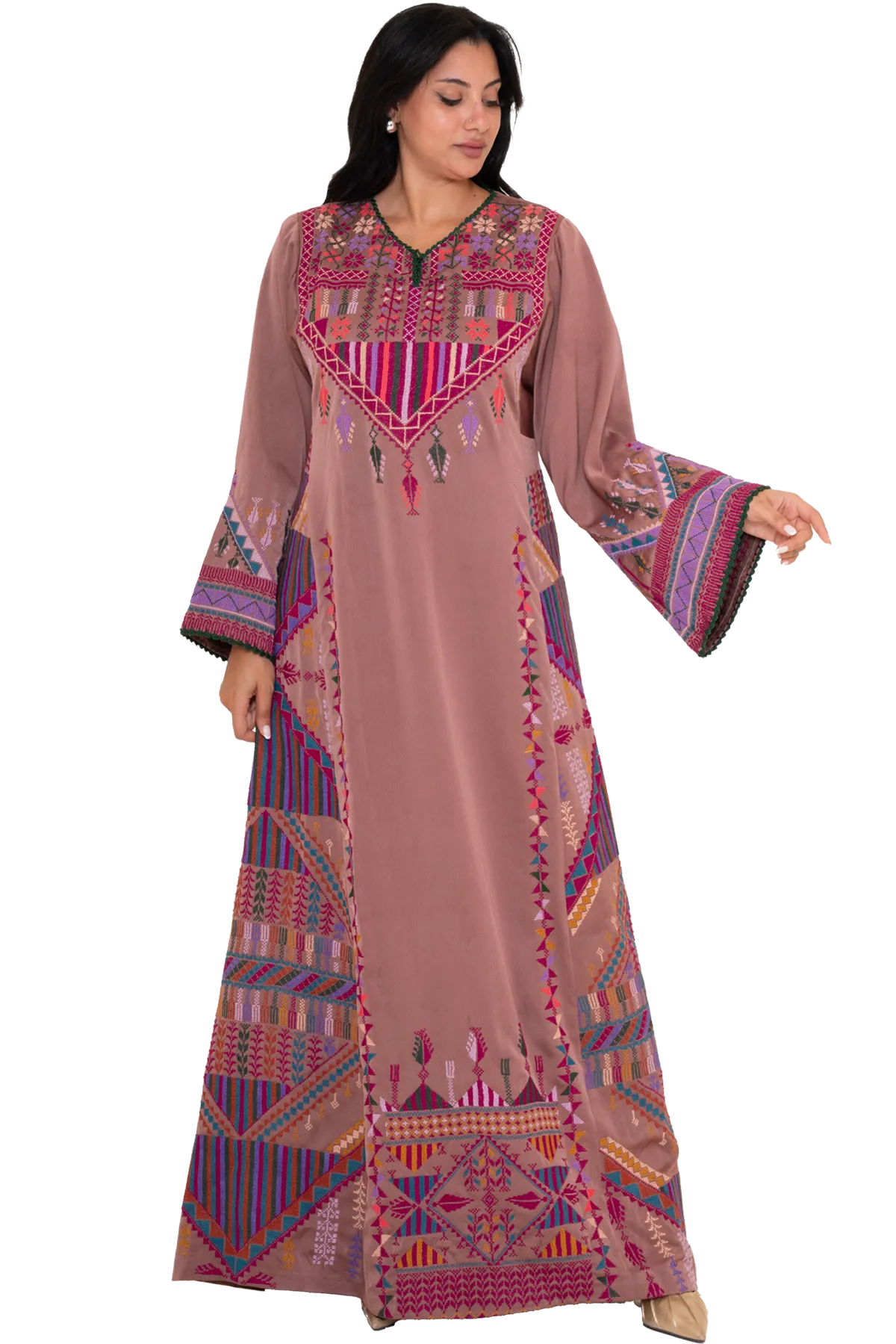 Hand-stitched Thoub