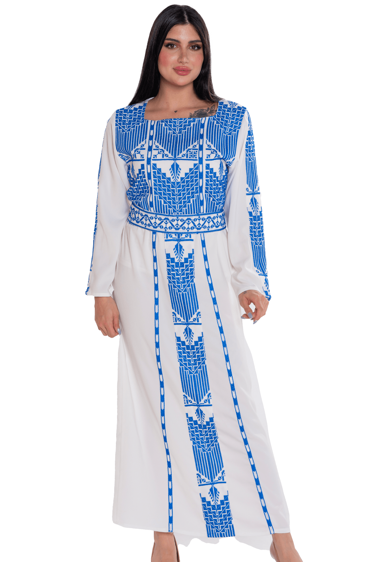 Machine-stitched Thoub