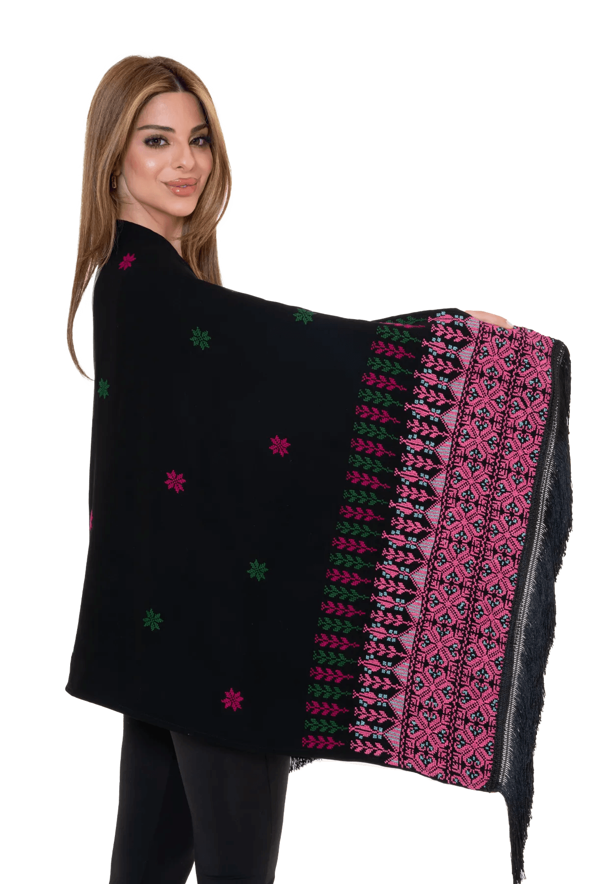 Fallahi Hand-stitched Shawl