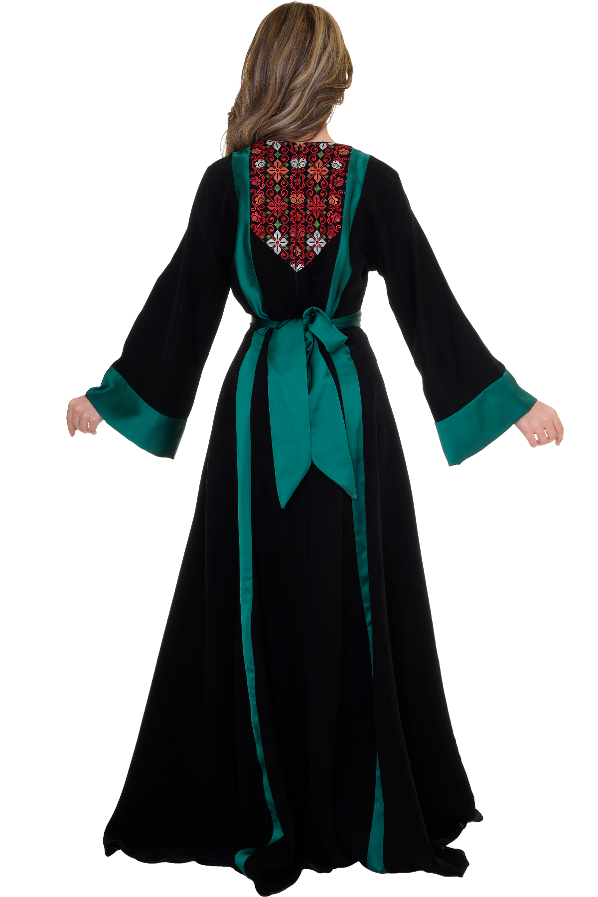 Fallahi Thoub with Satin