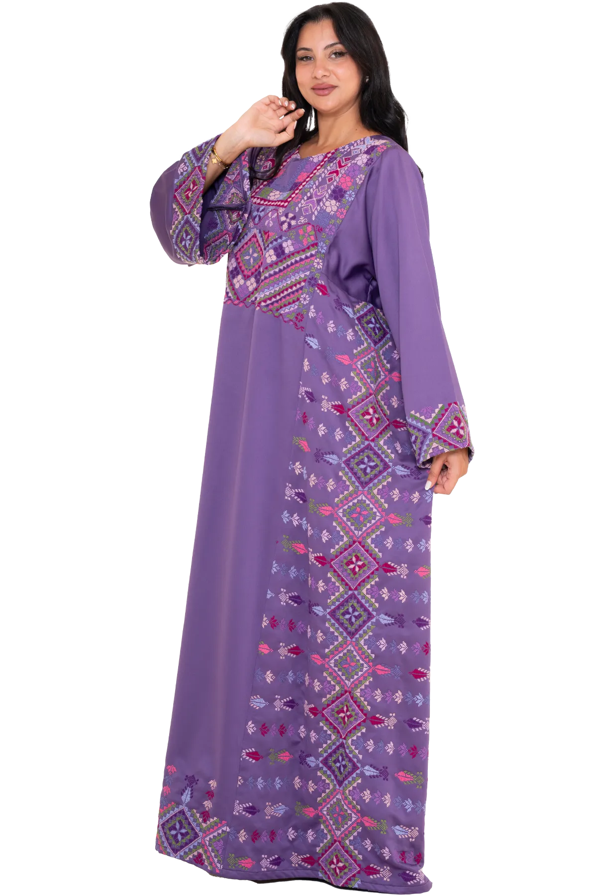 Hand-stitched Thoub