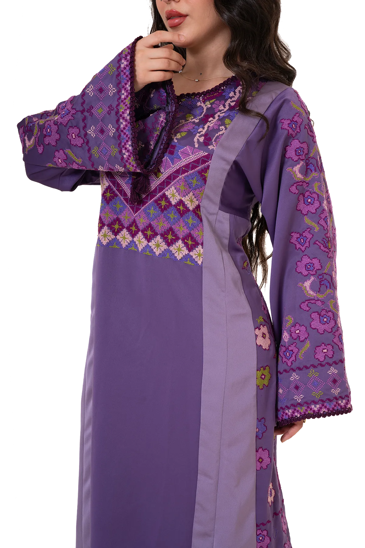 Hand-stitched Thoub