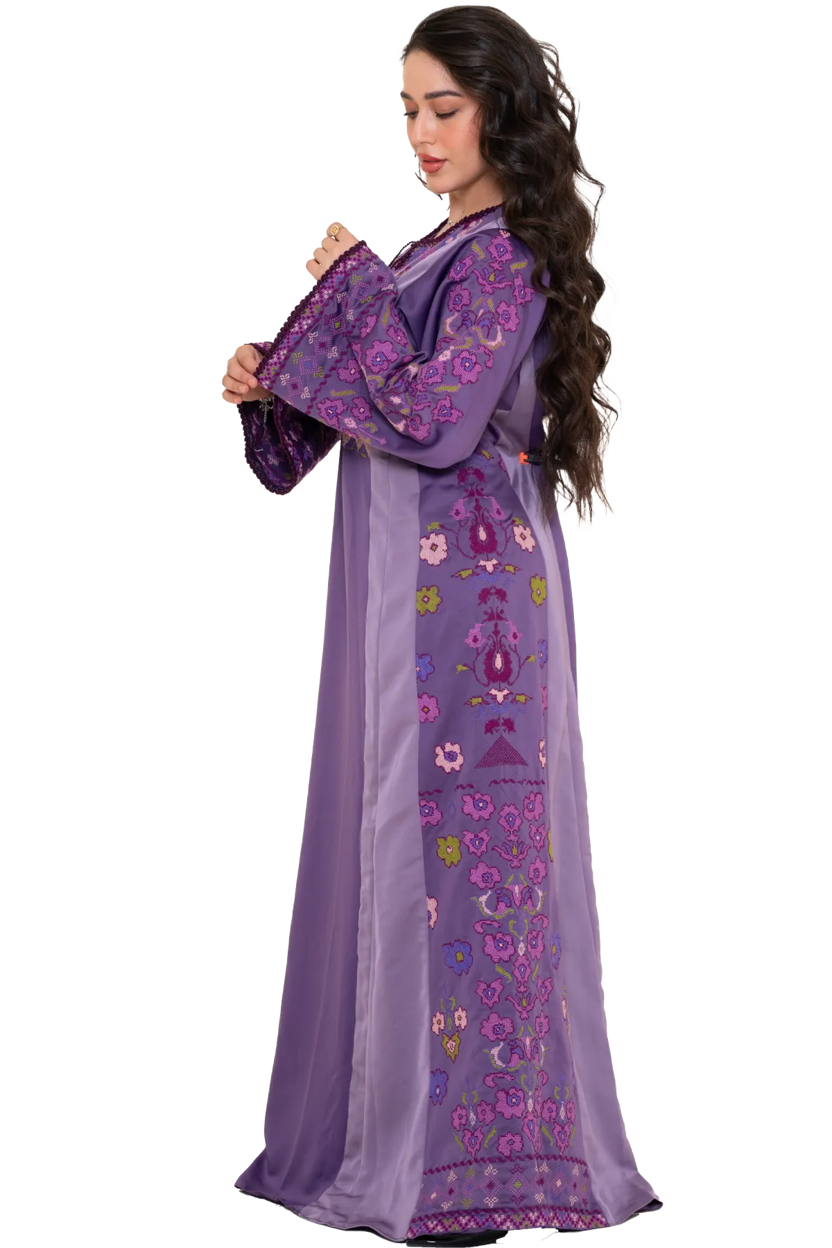 Hand-stitched Thoub