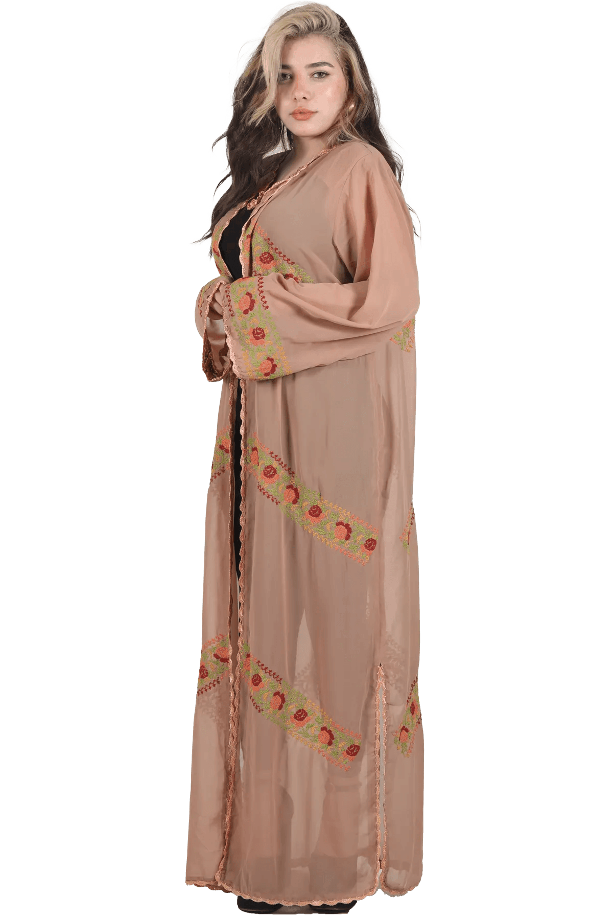 Hand-Embroidered Bisht - Tatreez Store