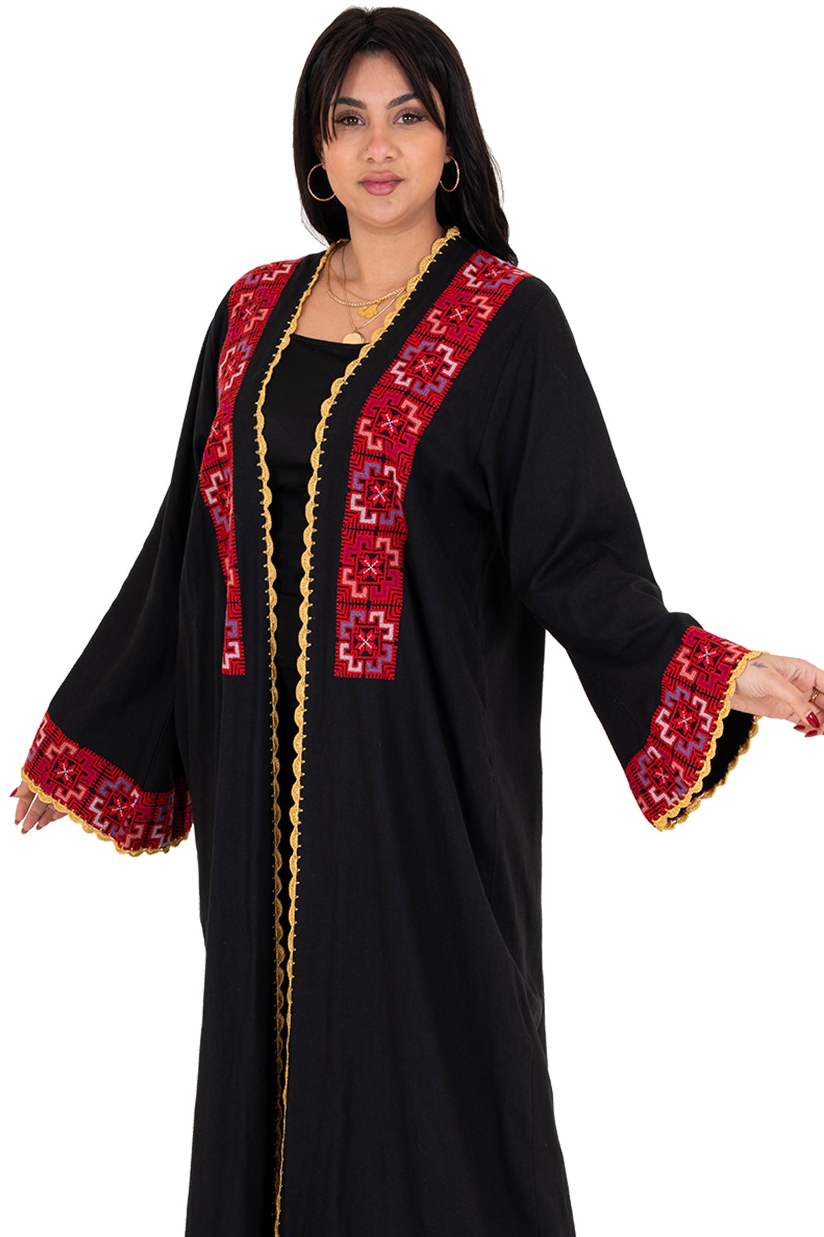 Hand embroidered Bisht