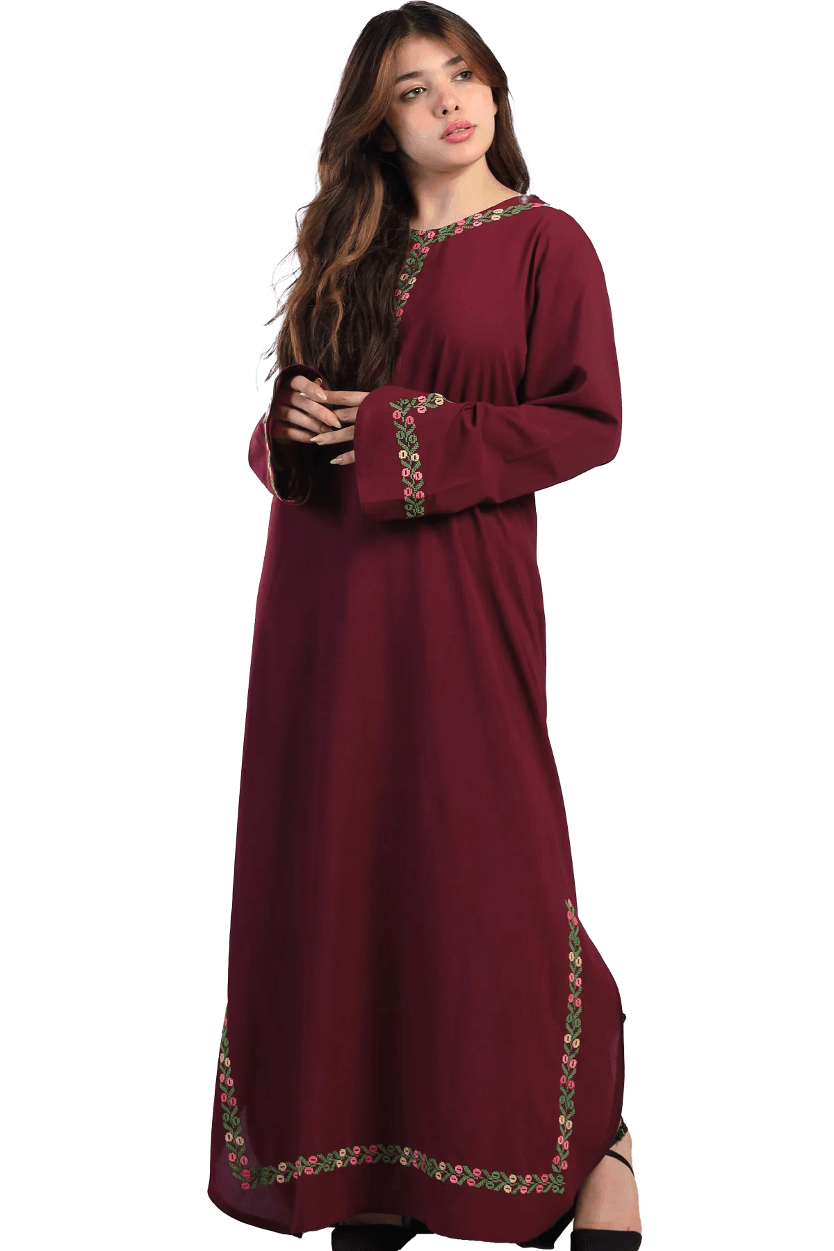 Hand-embroidered Chiffon - Tatreez Store