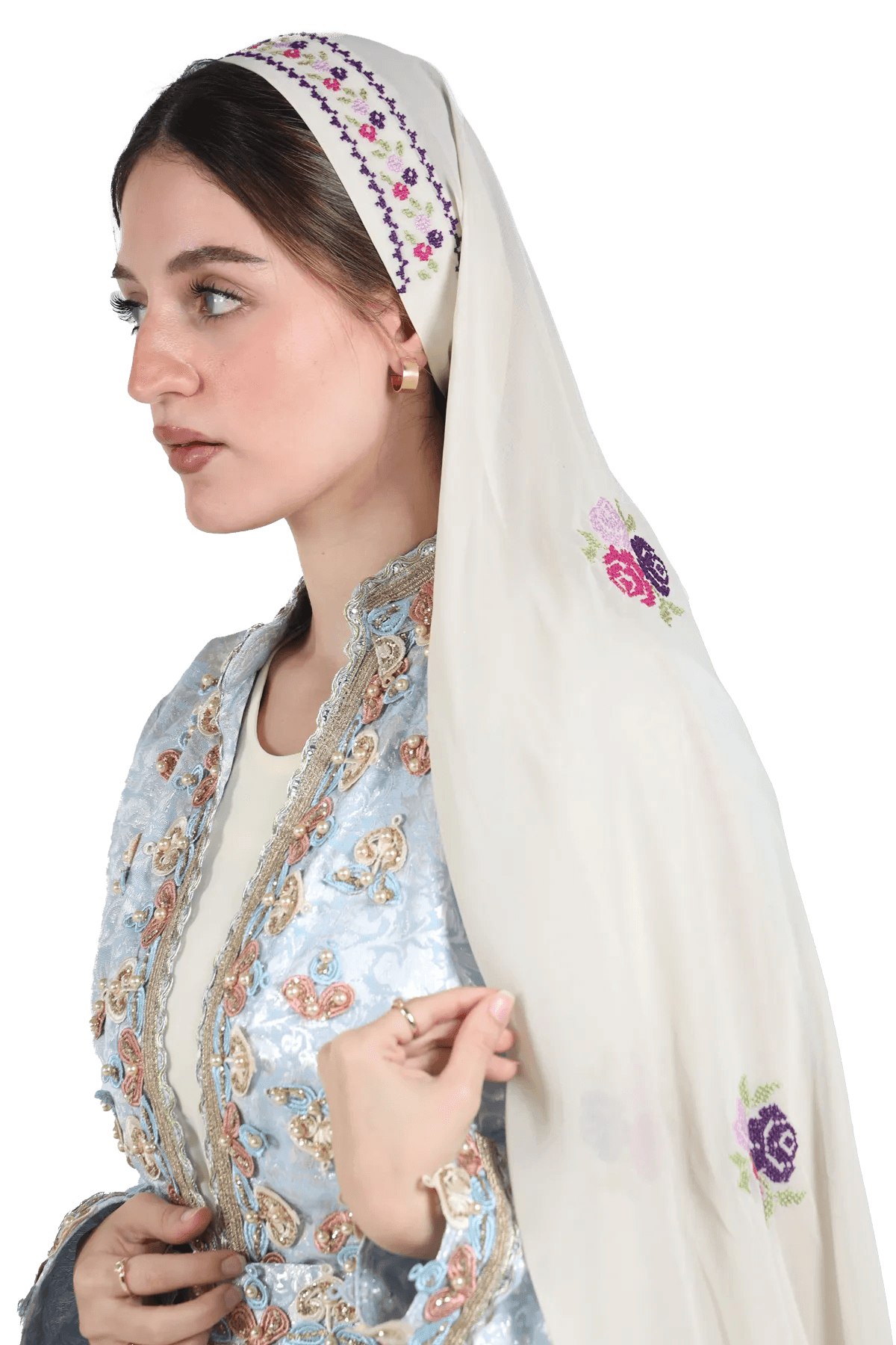 Head Hand-Made shawl - Tatreez Store