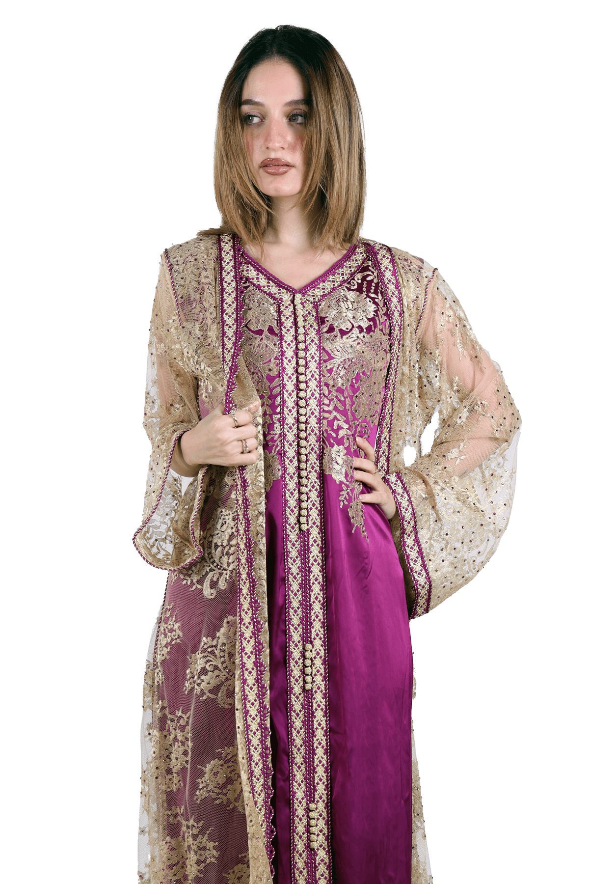 Atlas Mountains Caftan (2pcs) - TATREEZ STORE