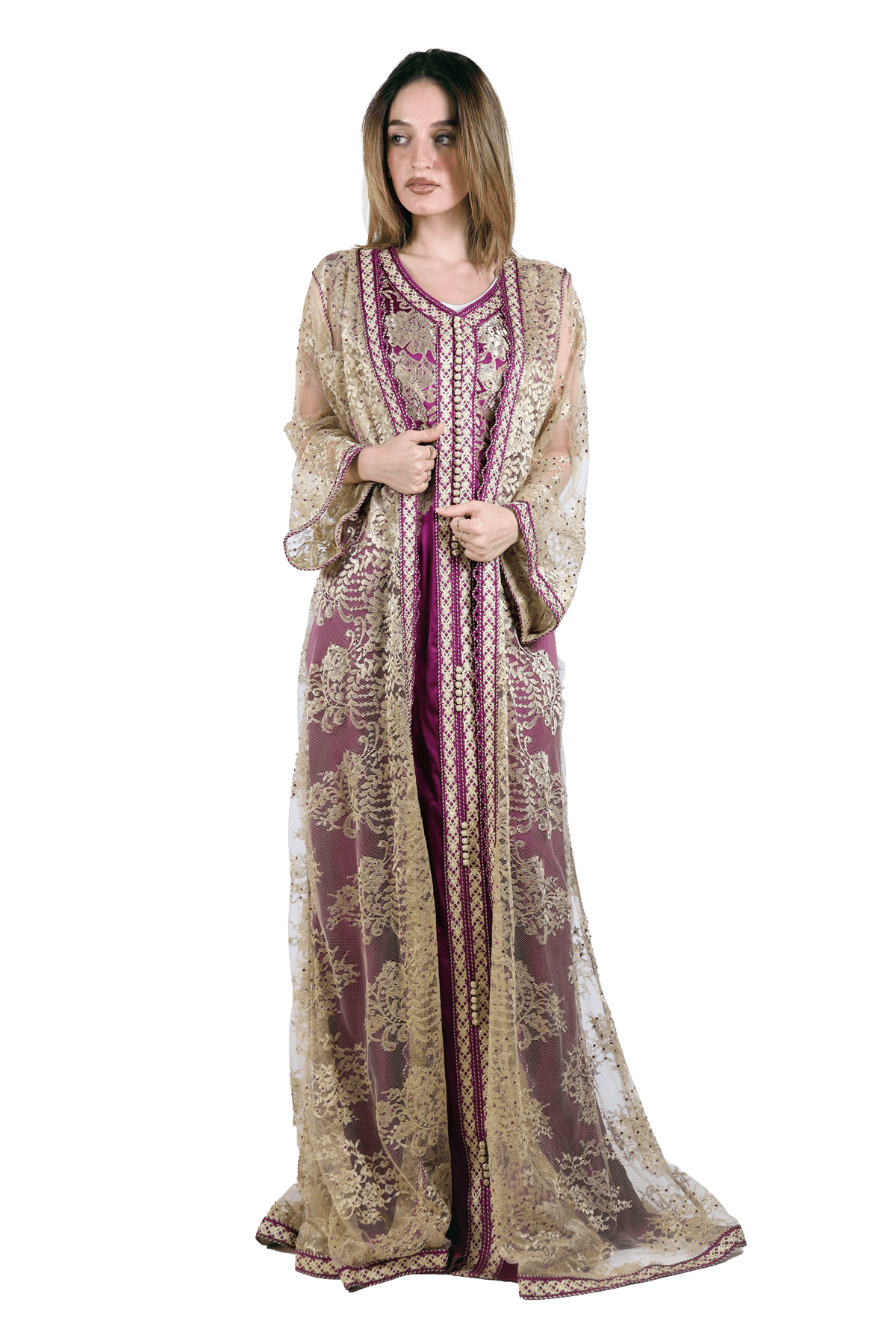 Atlas Mountains Caftan (2pcs) - TATREEZ STORE