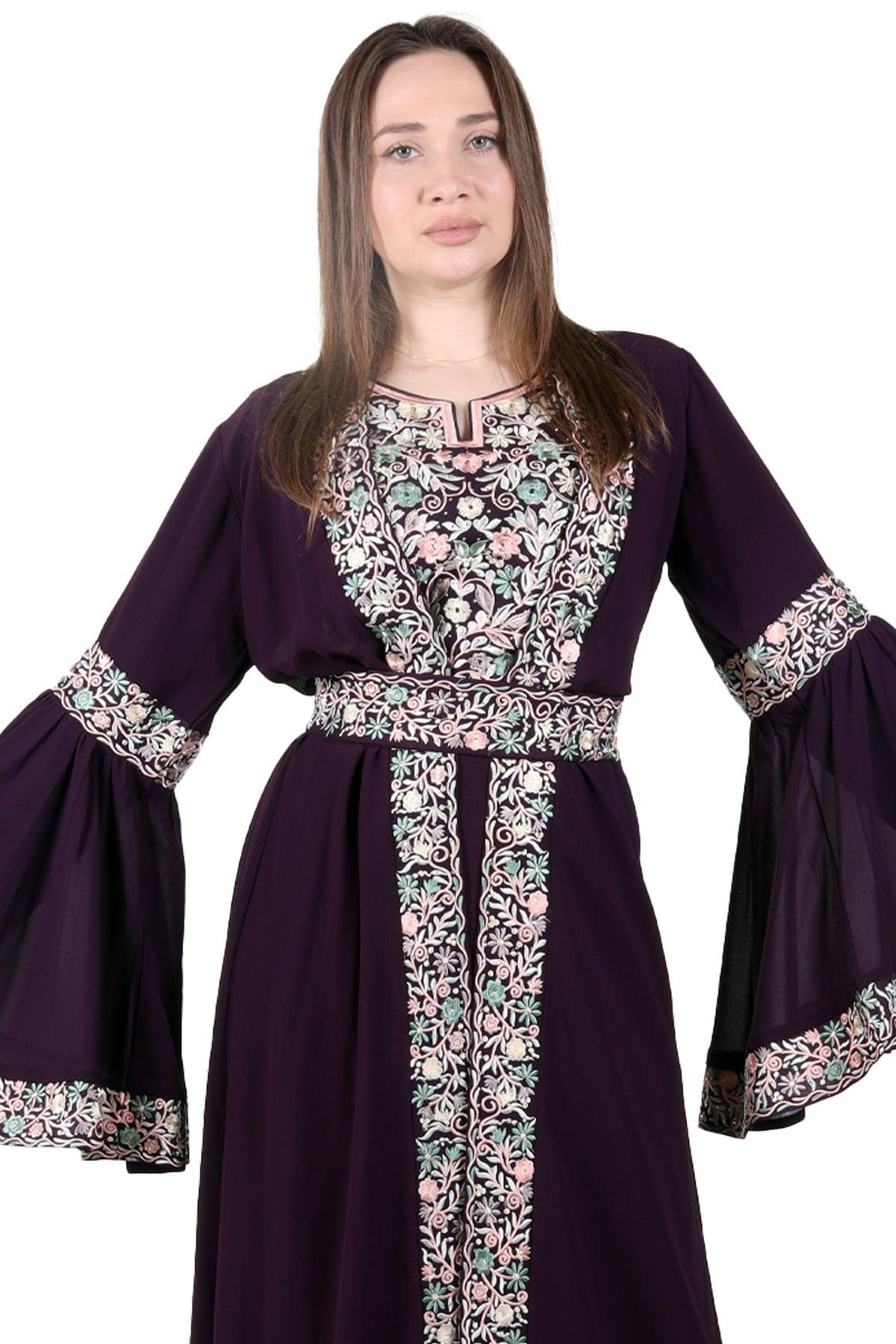 Blossom Kaftan (3pcs) - TATREEZ STORE