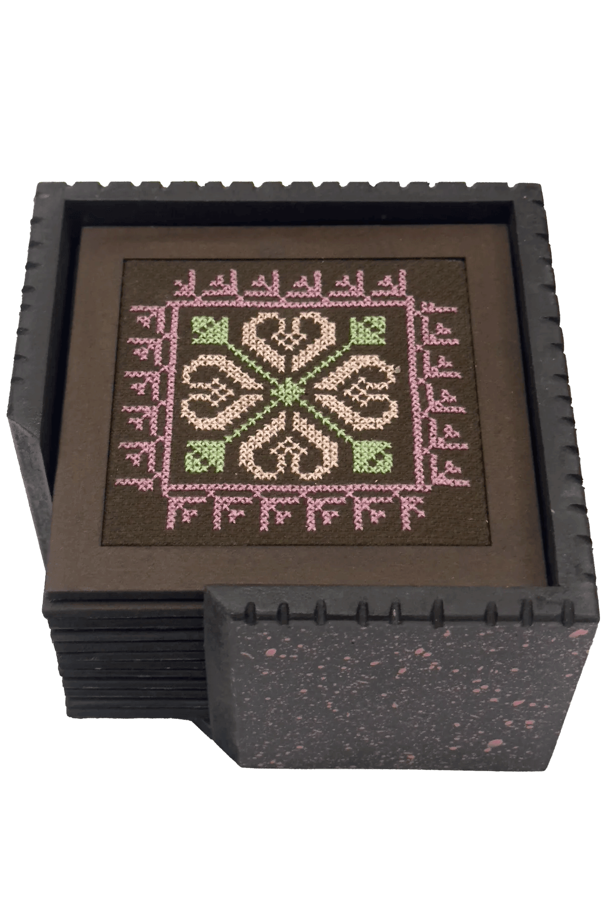 Coaster embroidered set - Tatreez Store