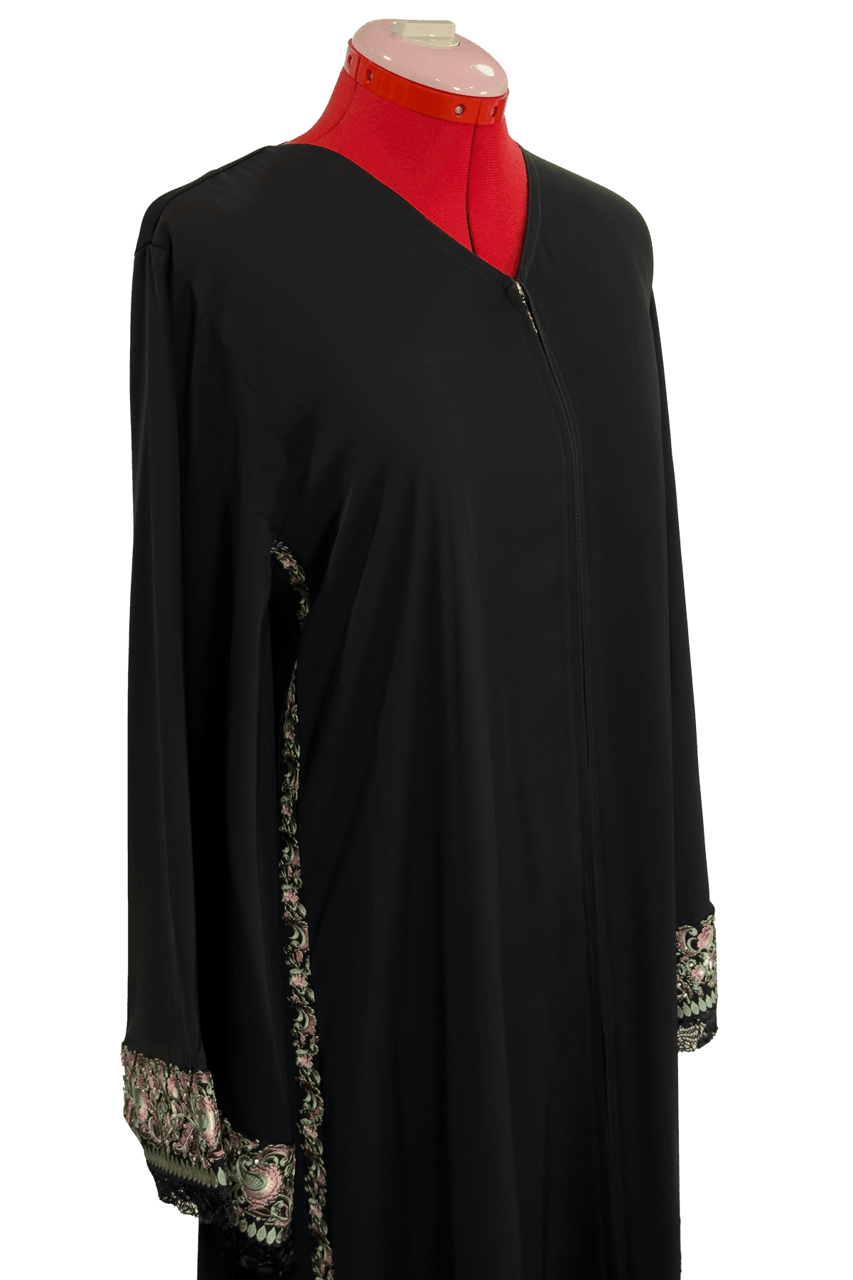 Embroidered Fallahi Abaya - TATREEZ STORE