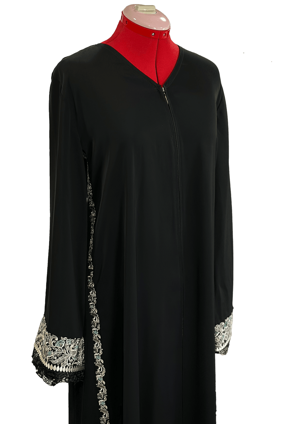 Embroidered Fallahi Abaya - TATREEZ STORE