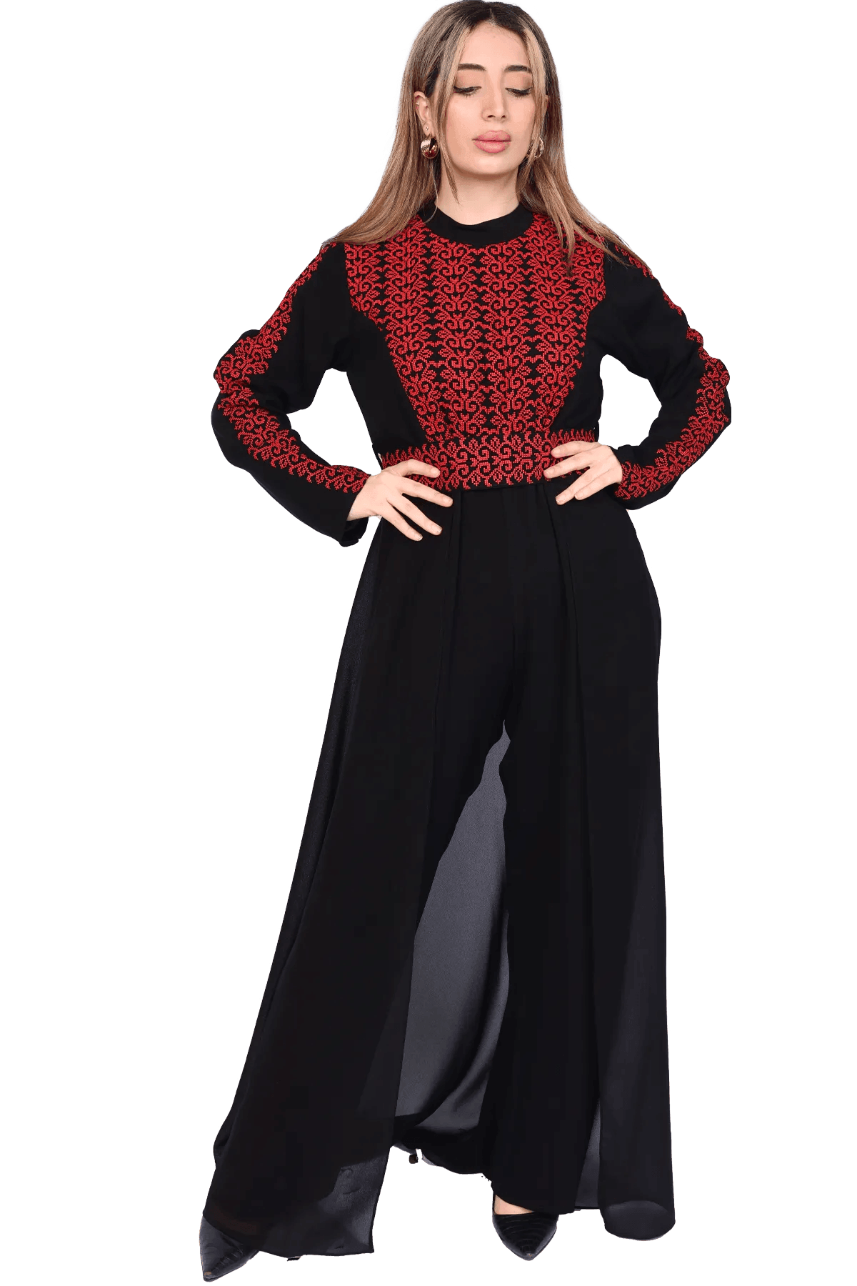 Embroidered Jumpsuit - Tatreez Store