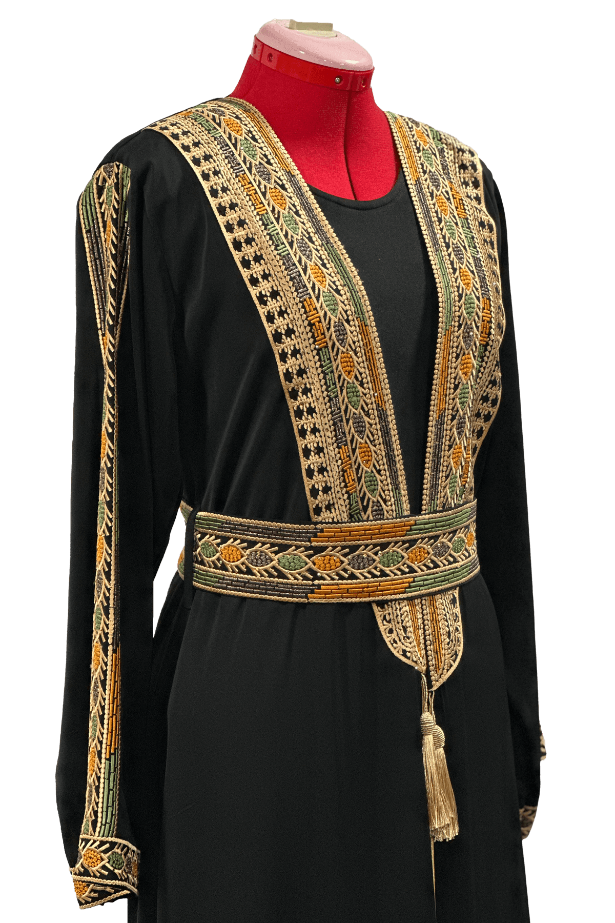 Embroidered Kaftan (3pcs) - TATREEZ STORE