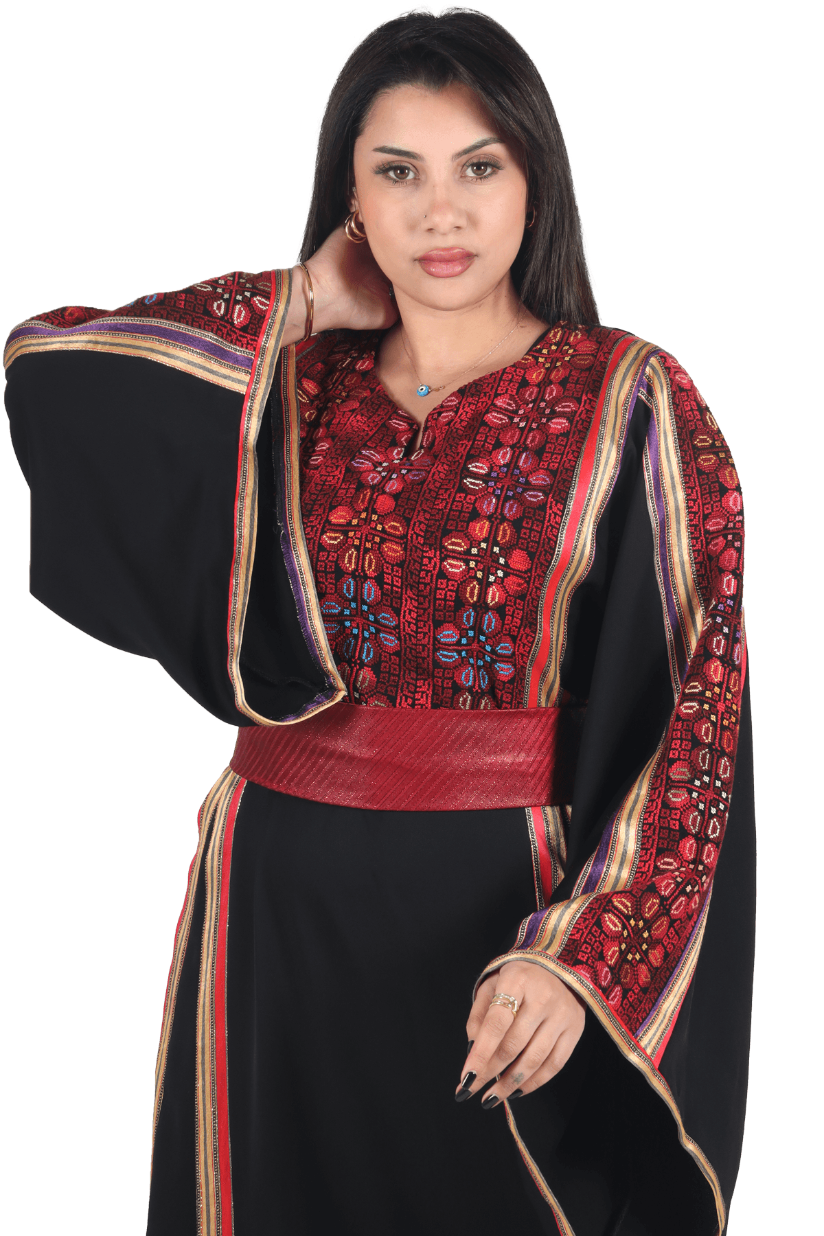 Fallahi Embroidery Saya Thoub - Tatreez Store