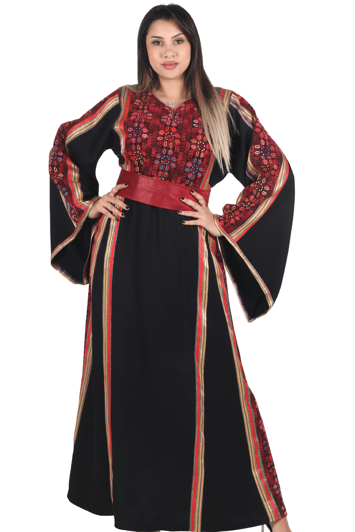 Fallahi Embroidery Saya Thoub - Tatreez Store