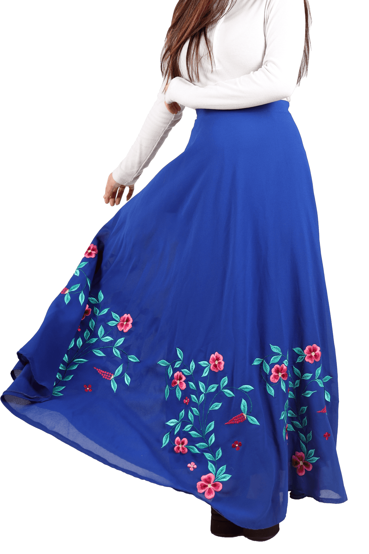 Flowers Skirt - TATREEZ STORE