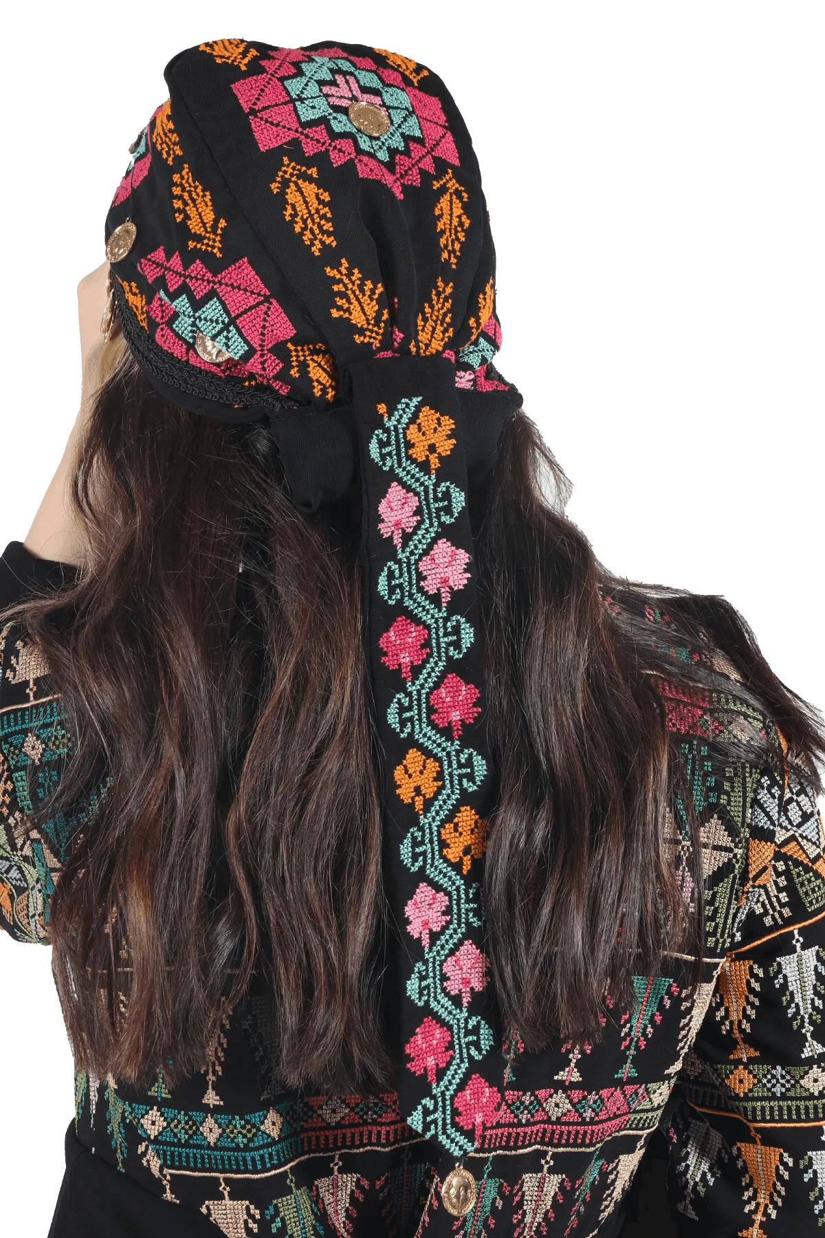 Hand-Embroidered Kherka - Tatreez Store