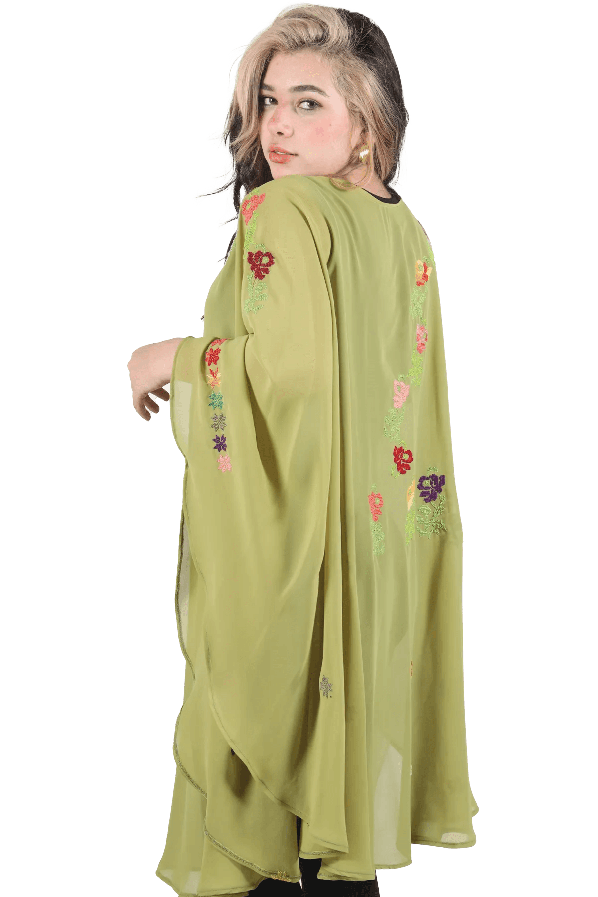 Hand-Embroidered Shawl - Tatreez Store