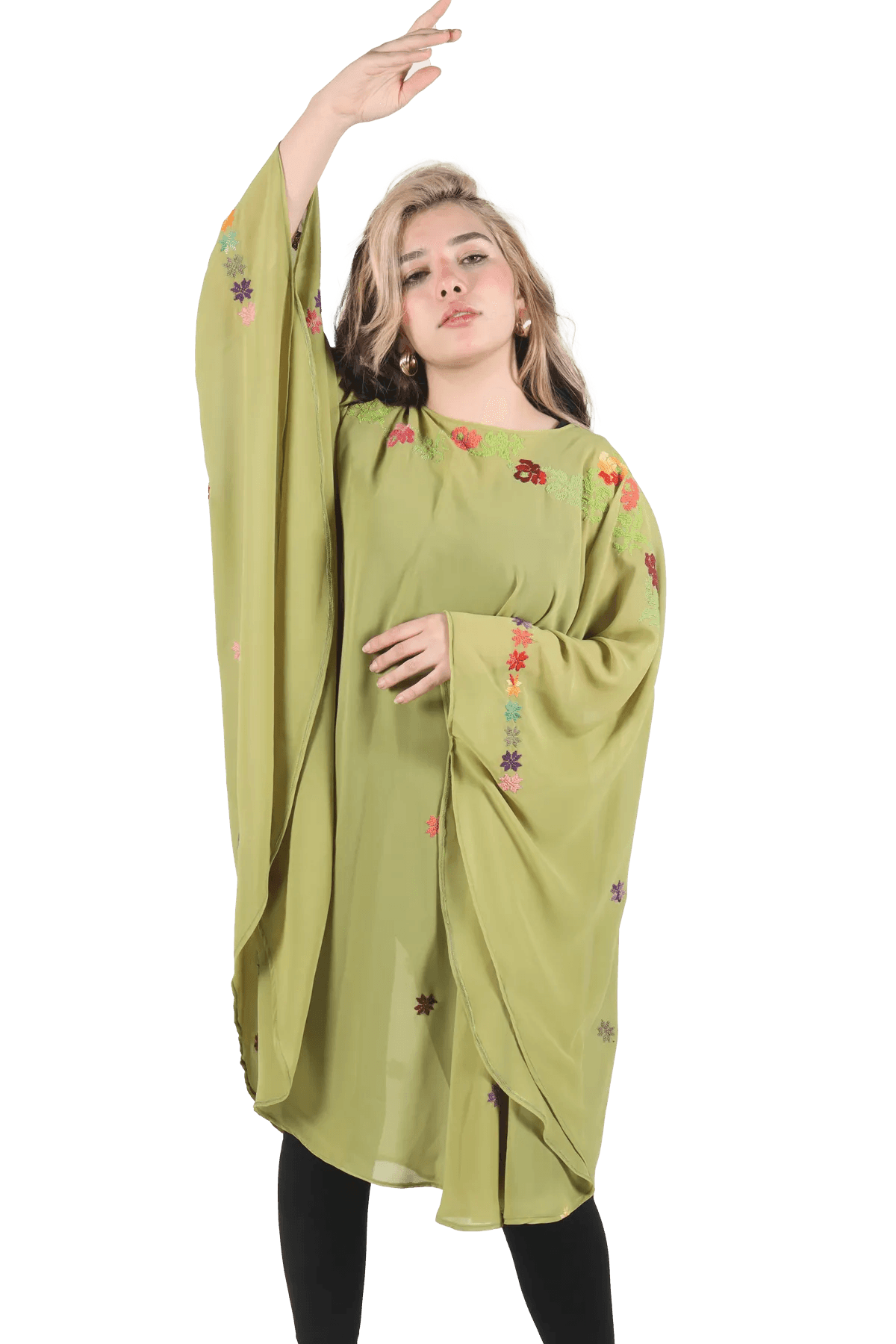 Hand-Embroidered Shawl - Tatreez Store