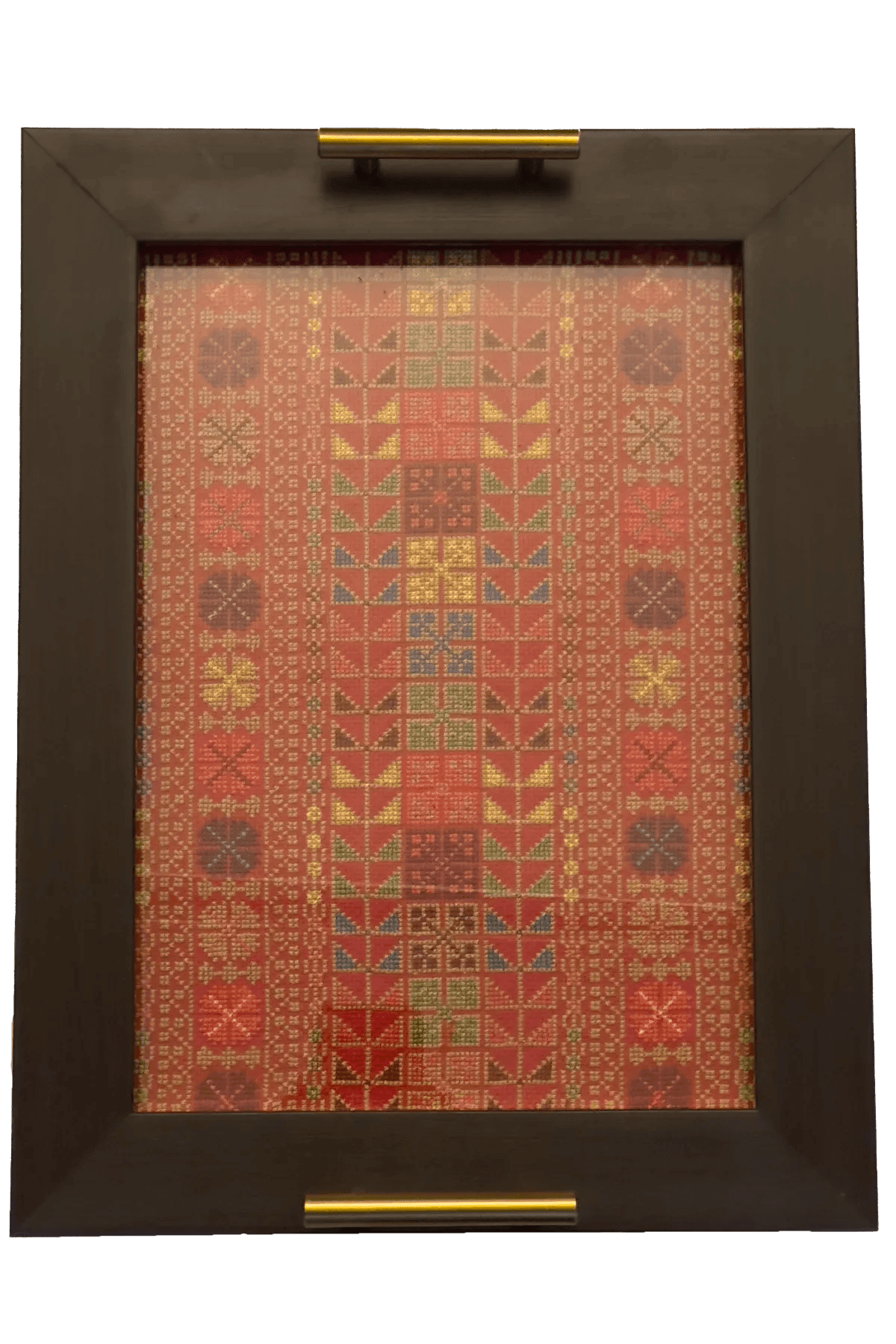 Hand-Embroidered tray - Tatreez Store