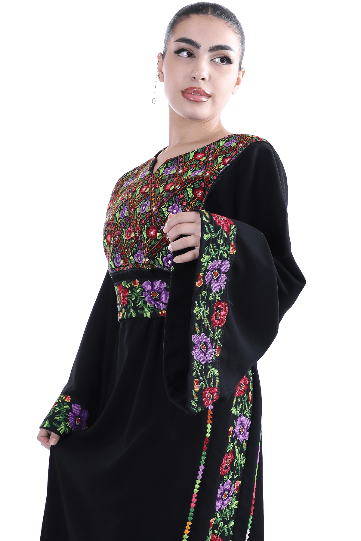 Hand-stitched Thoub - Tatreez Store