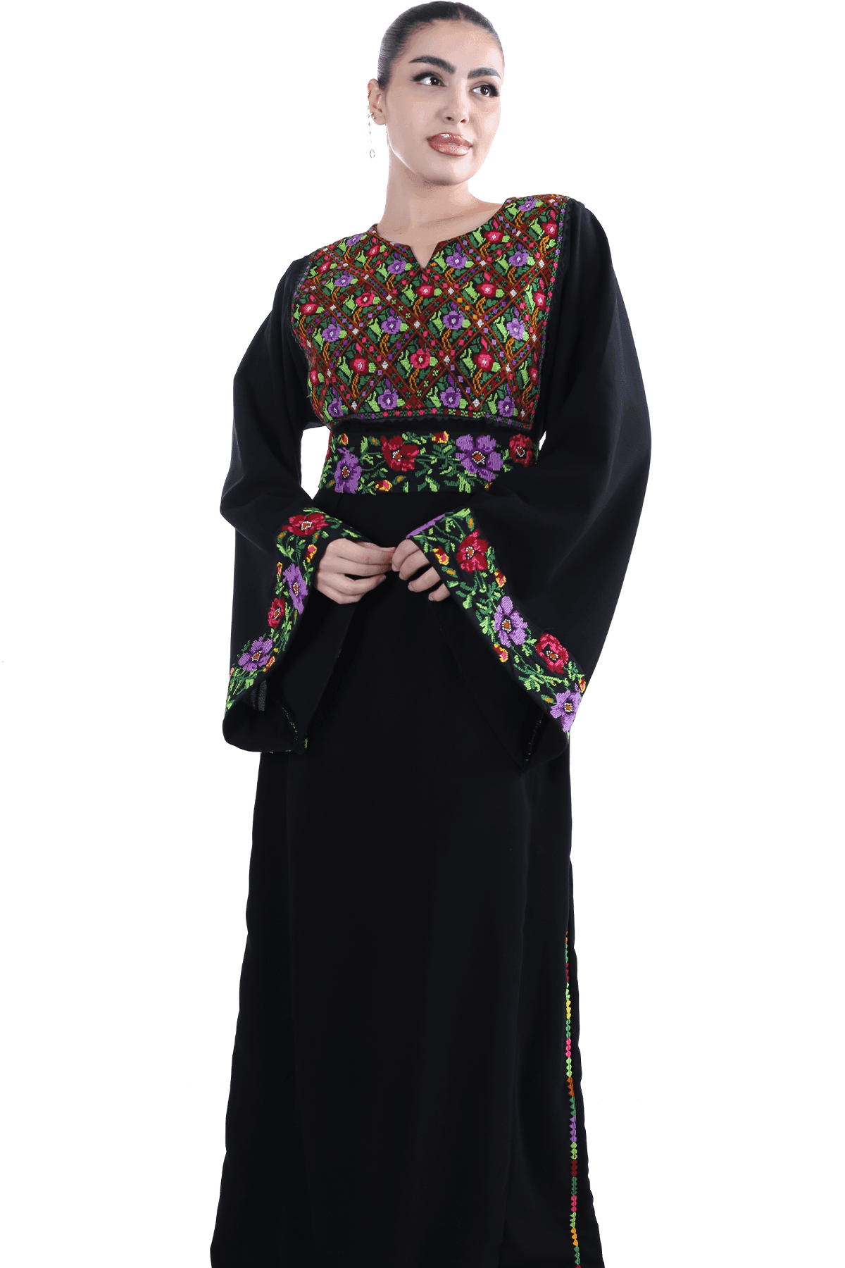 Hand-stitched Thoub - Tatreez Store