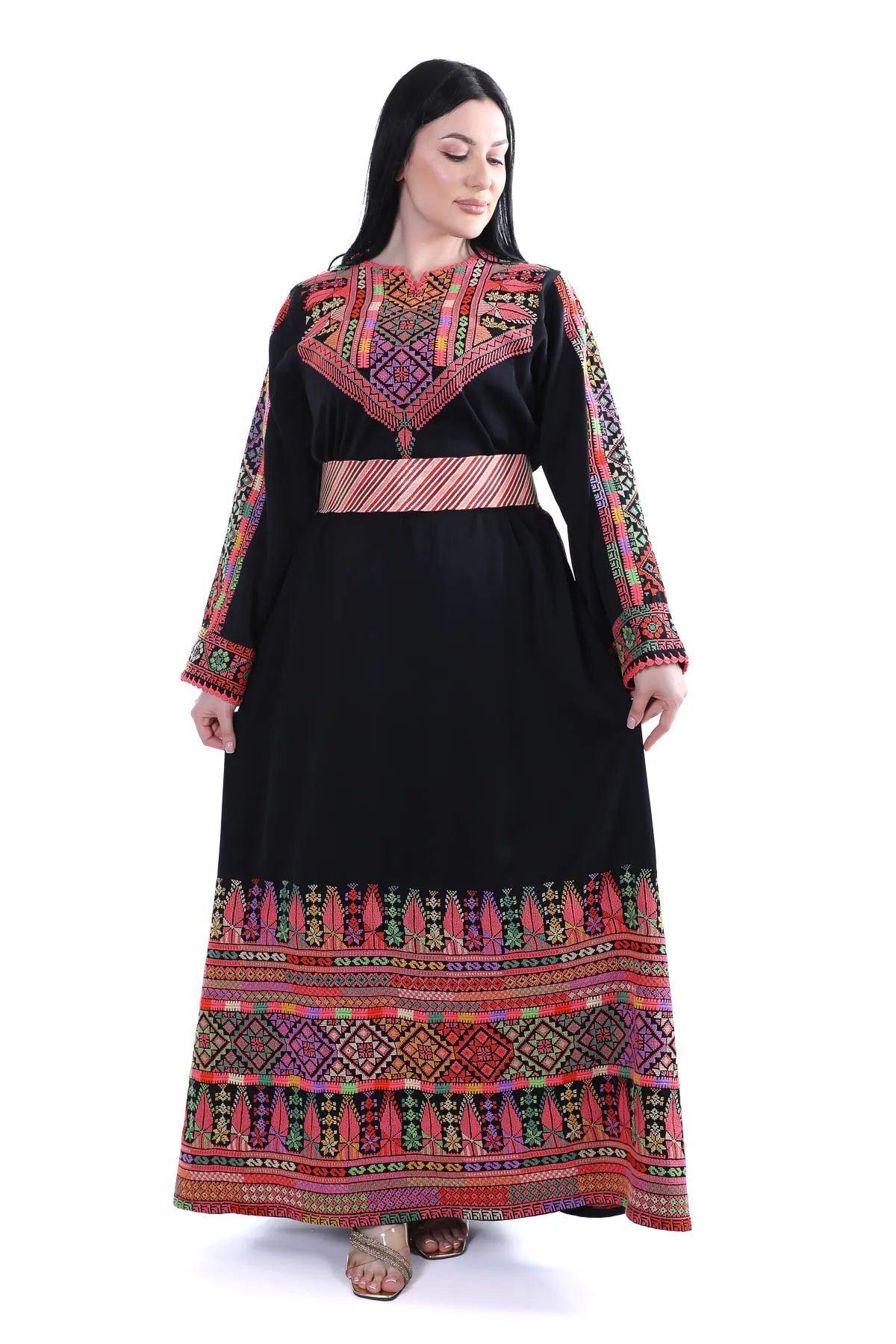 Hand-Stitched Thoub - Tatreez Store