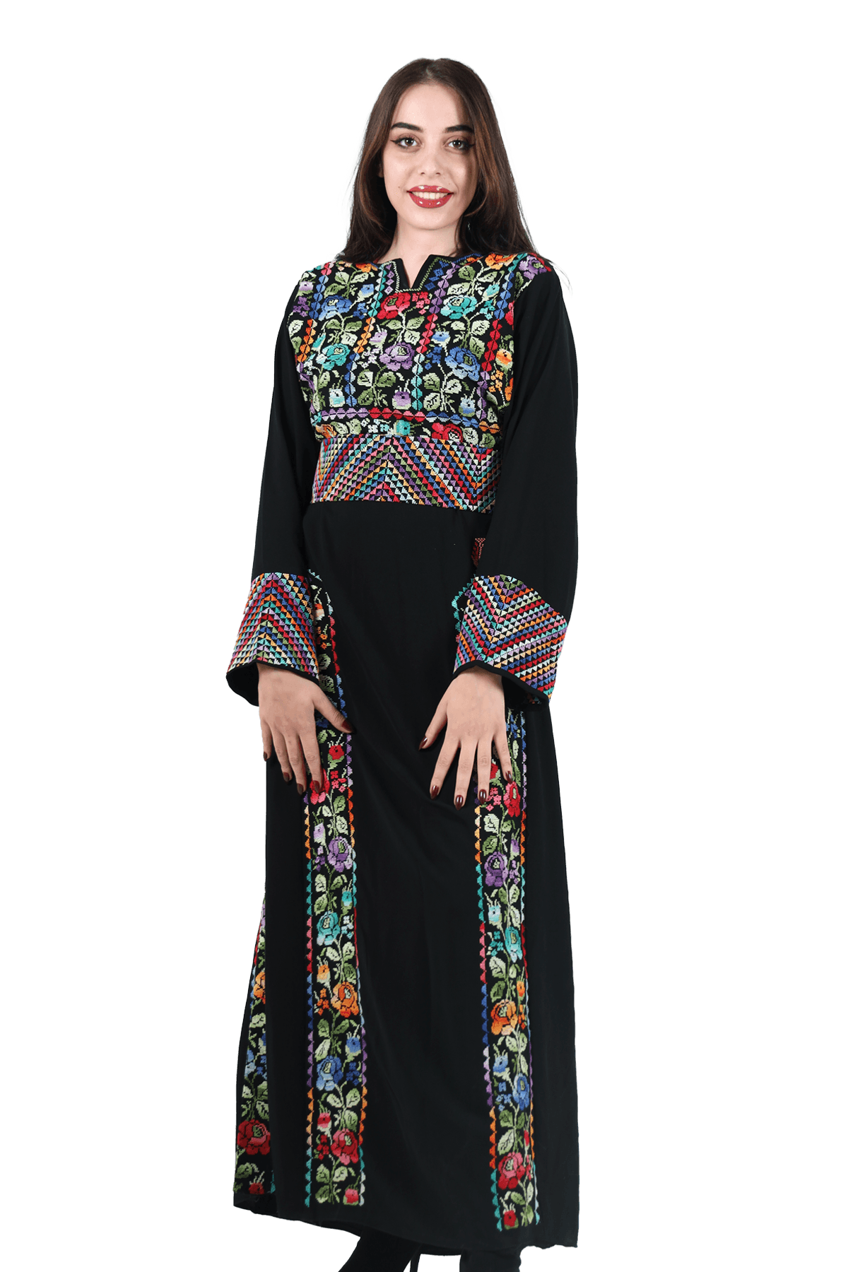 Flowers leaf HAND-MADE Thoub (2pcs) - TATREEZ STORE