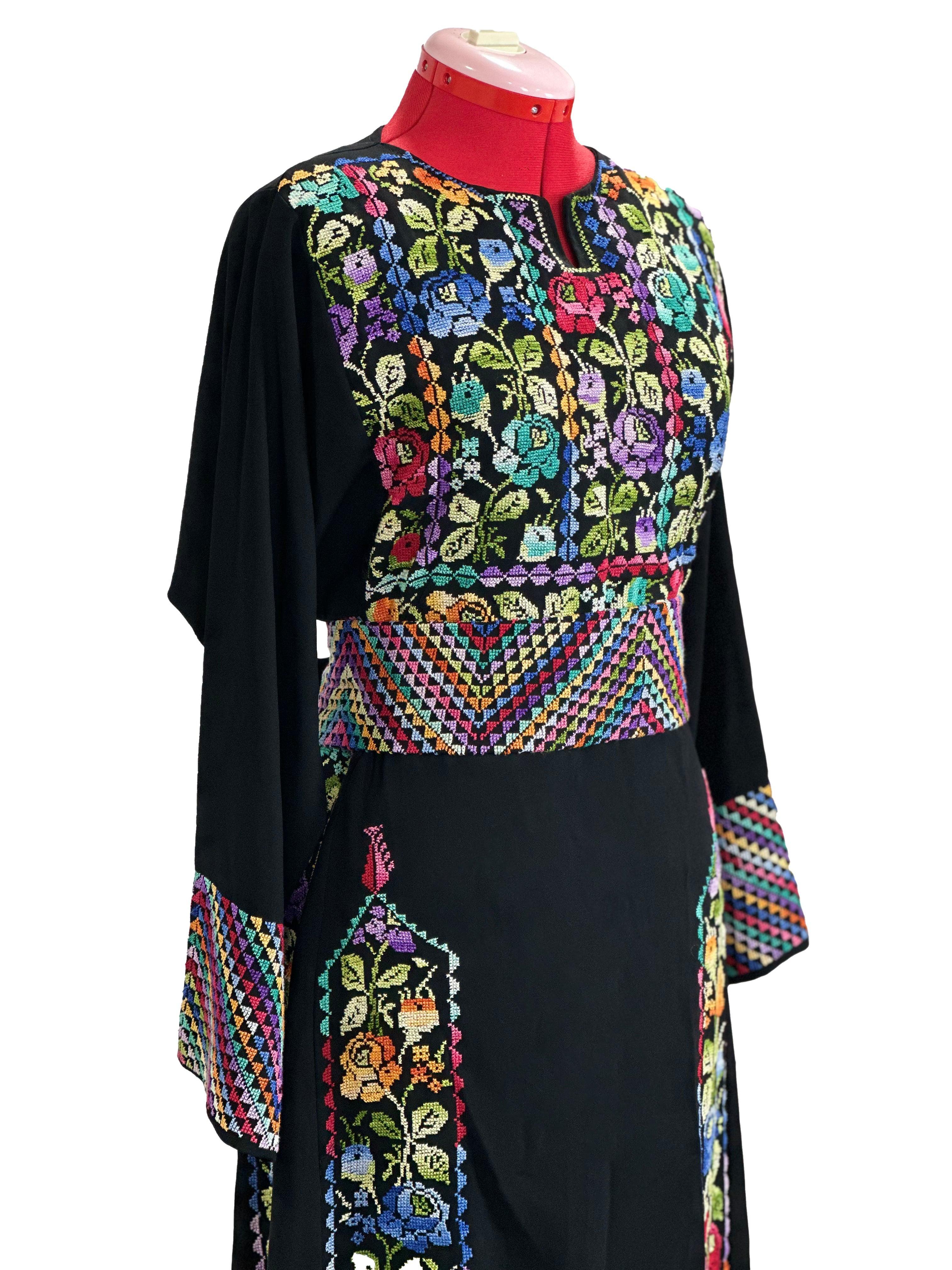 Flowers leaf HAND-MADE Thoub (2pcs) - TATREEZ STORE