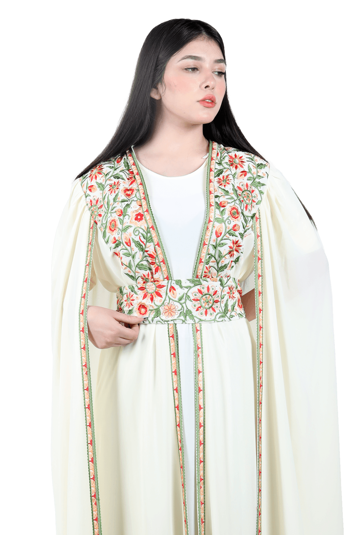 Oriental Oasis Kaftan (3pcs) - TATREEZ STORE
