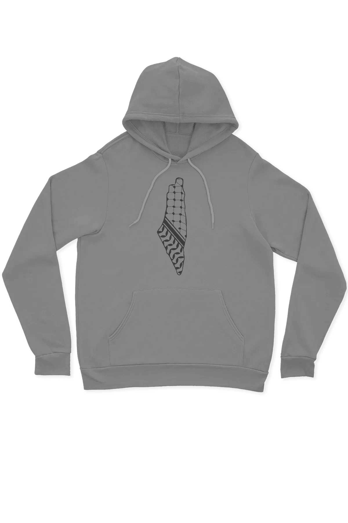 Palestine Keffiyeh map Hoodie - Tatreez Store