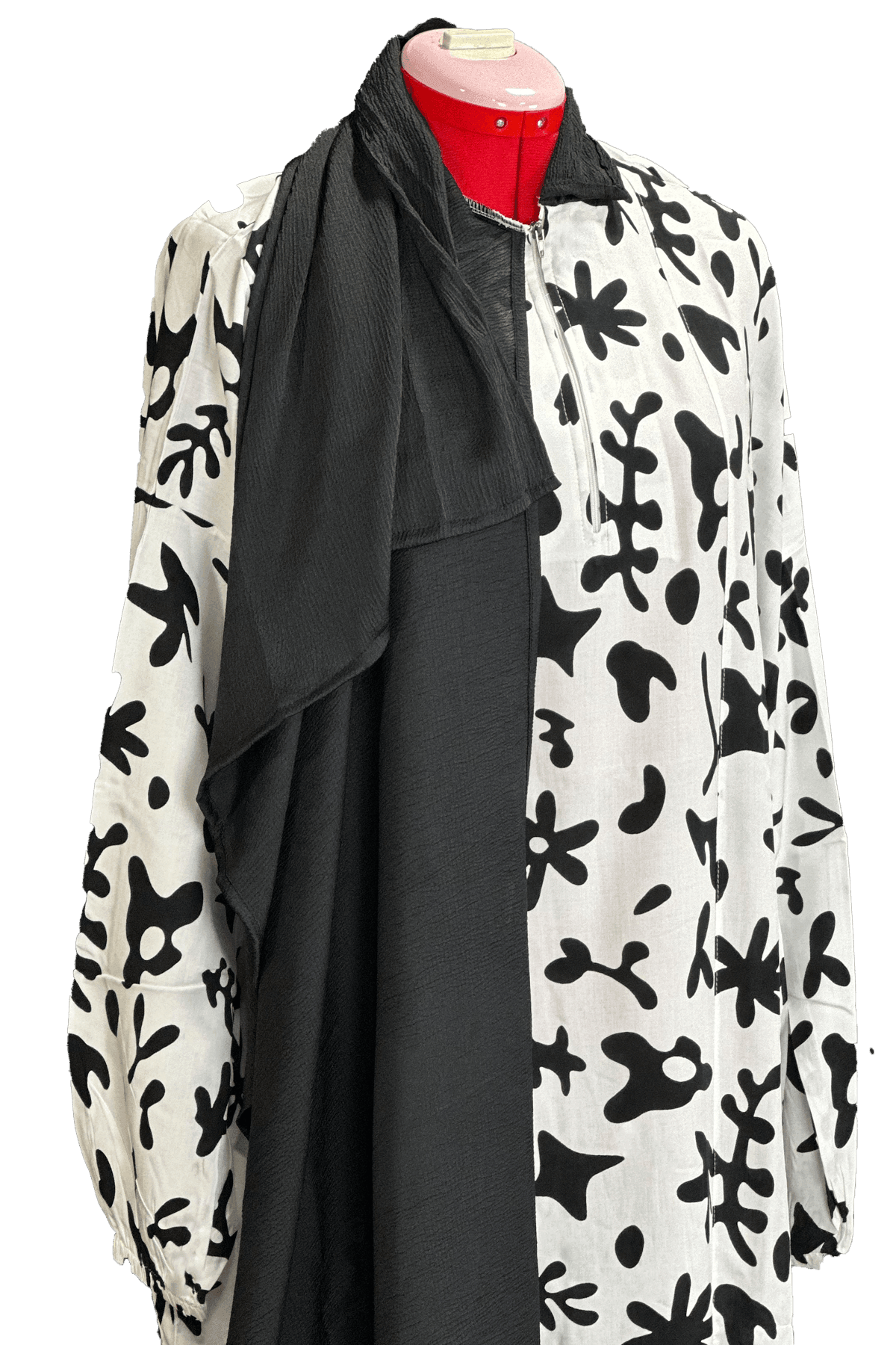 Pray abaya with connected Hijab - TATREEZ STORE