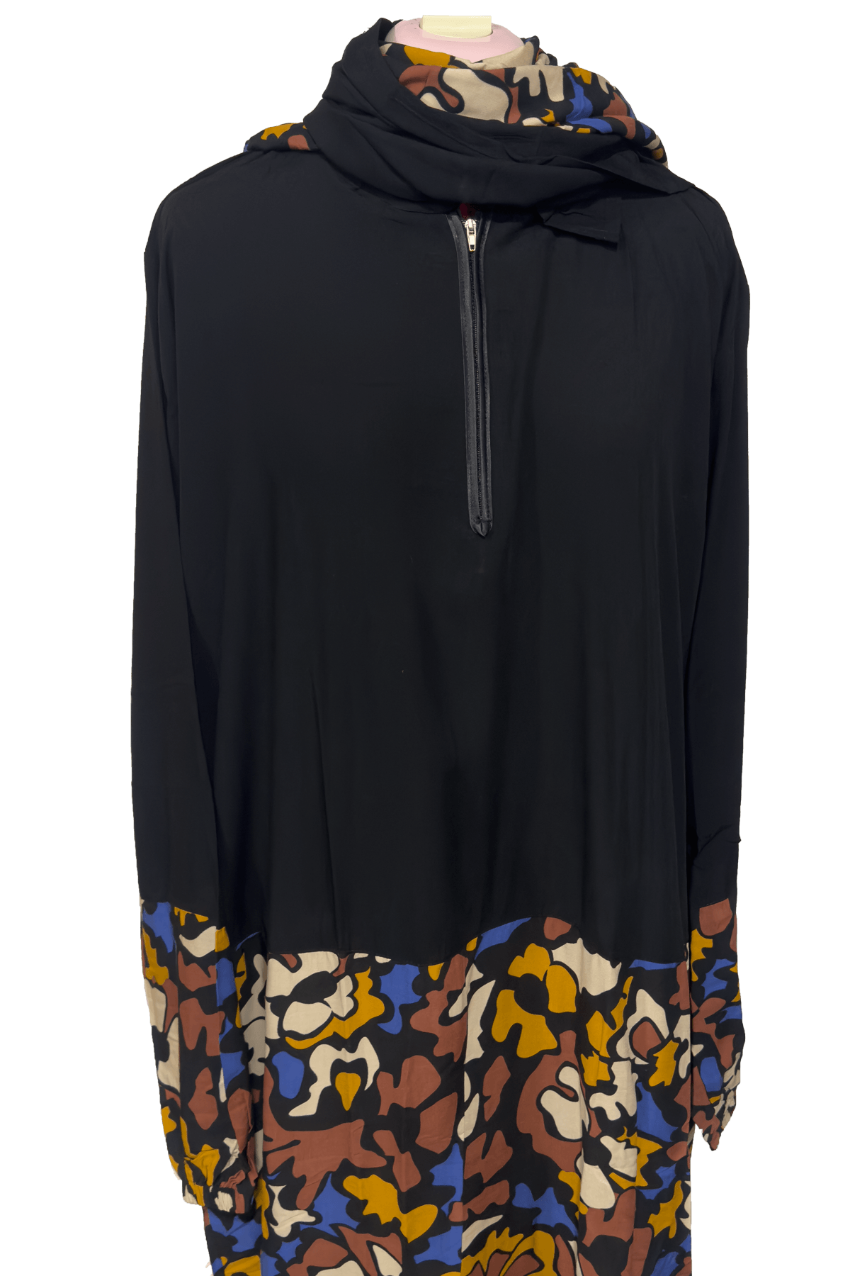 Prayer Abaya with connected Hijab - Tatreez Store