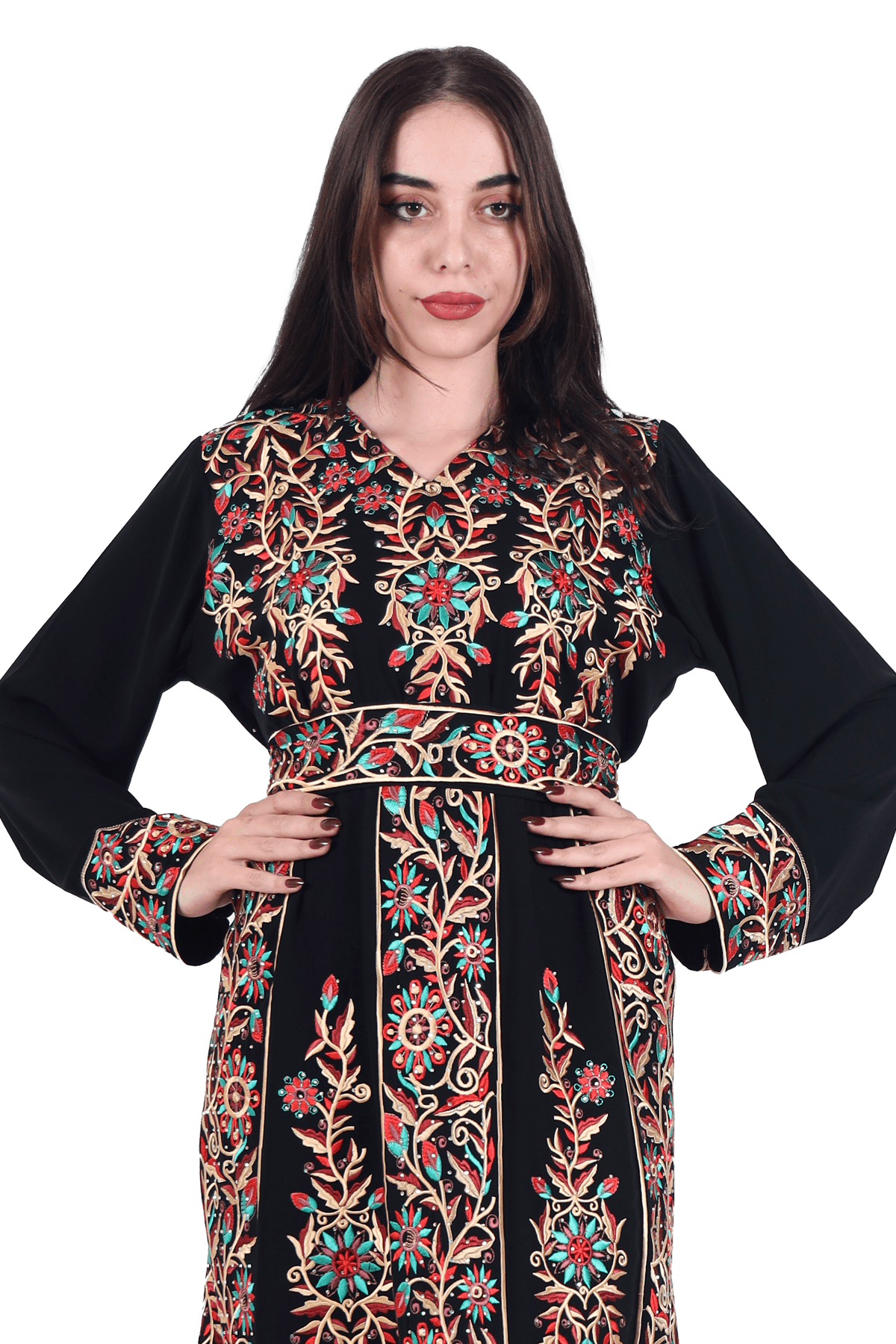 Rose Tals Thoub - TATREEZ STORE