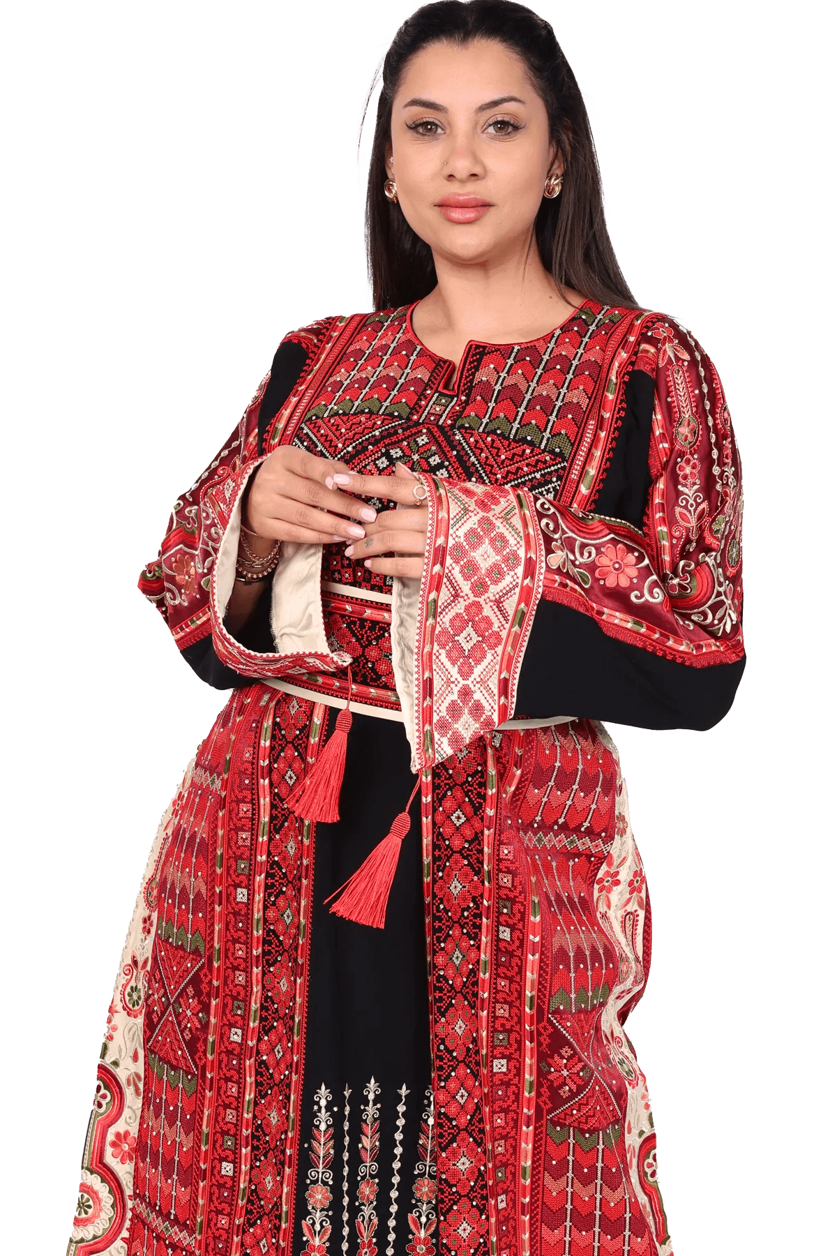 Tals Embroidered Thoub - Tatreez Store