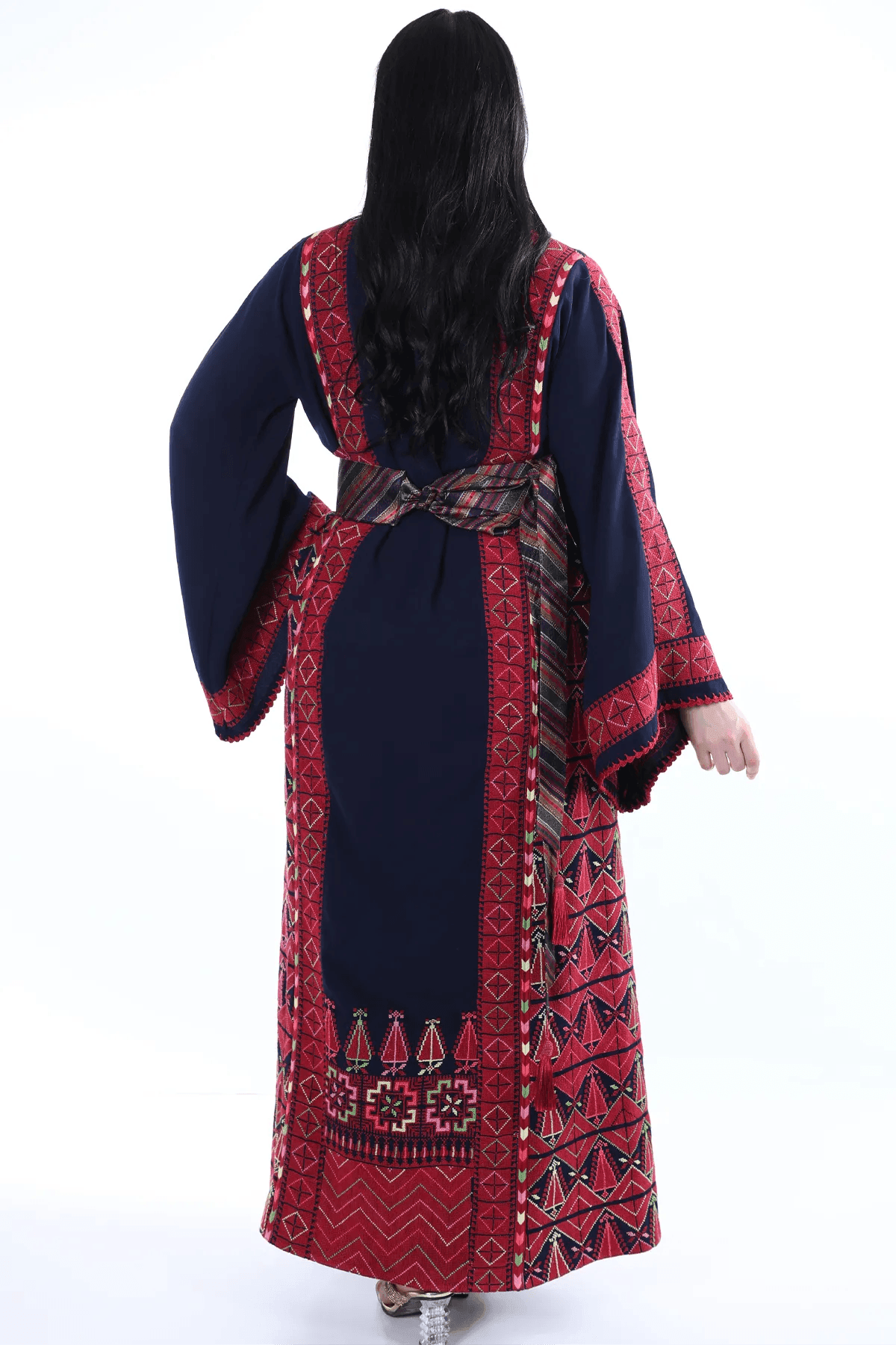 Tals Navy Blue Thoub - Tatreez Store