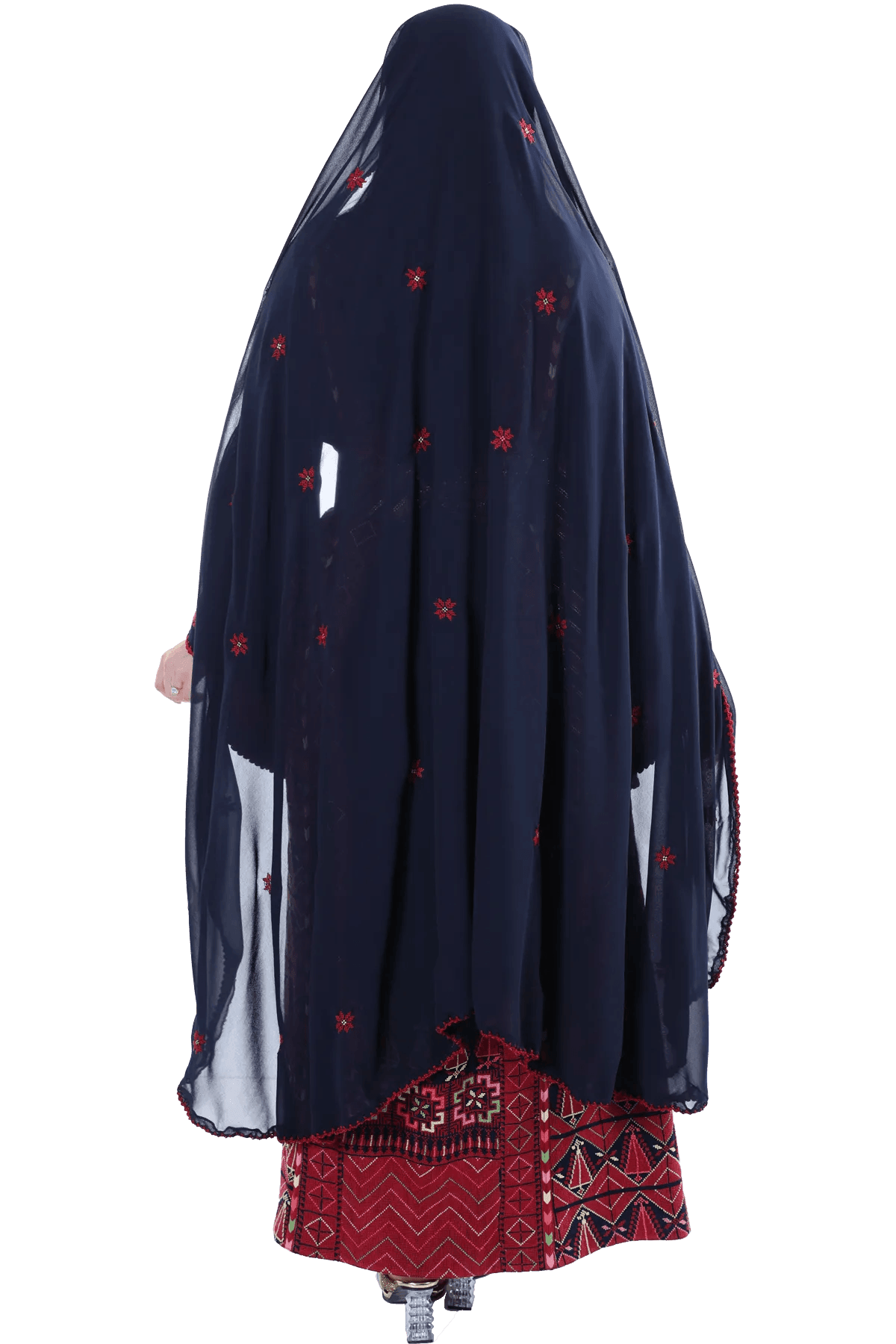 Tals Navy Blue Thoub - Tatreez Store