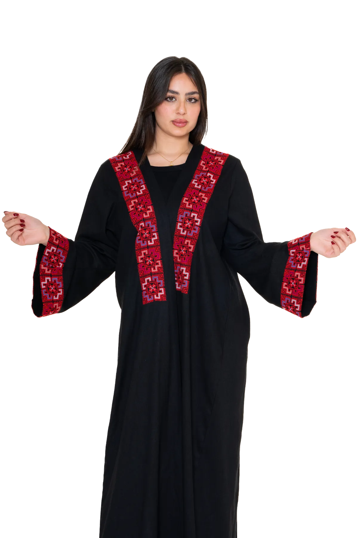 Hand embroidered Bisht