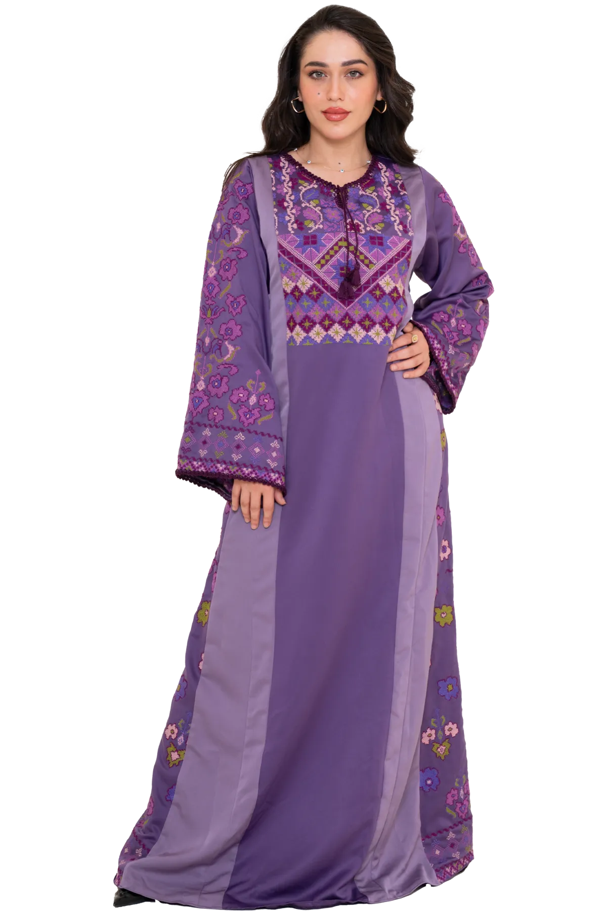 Hand-stitched Thoub