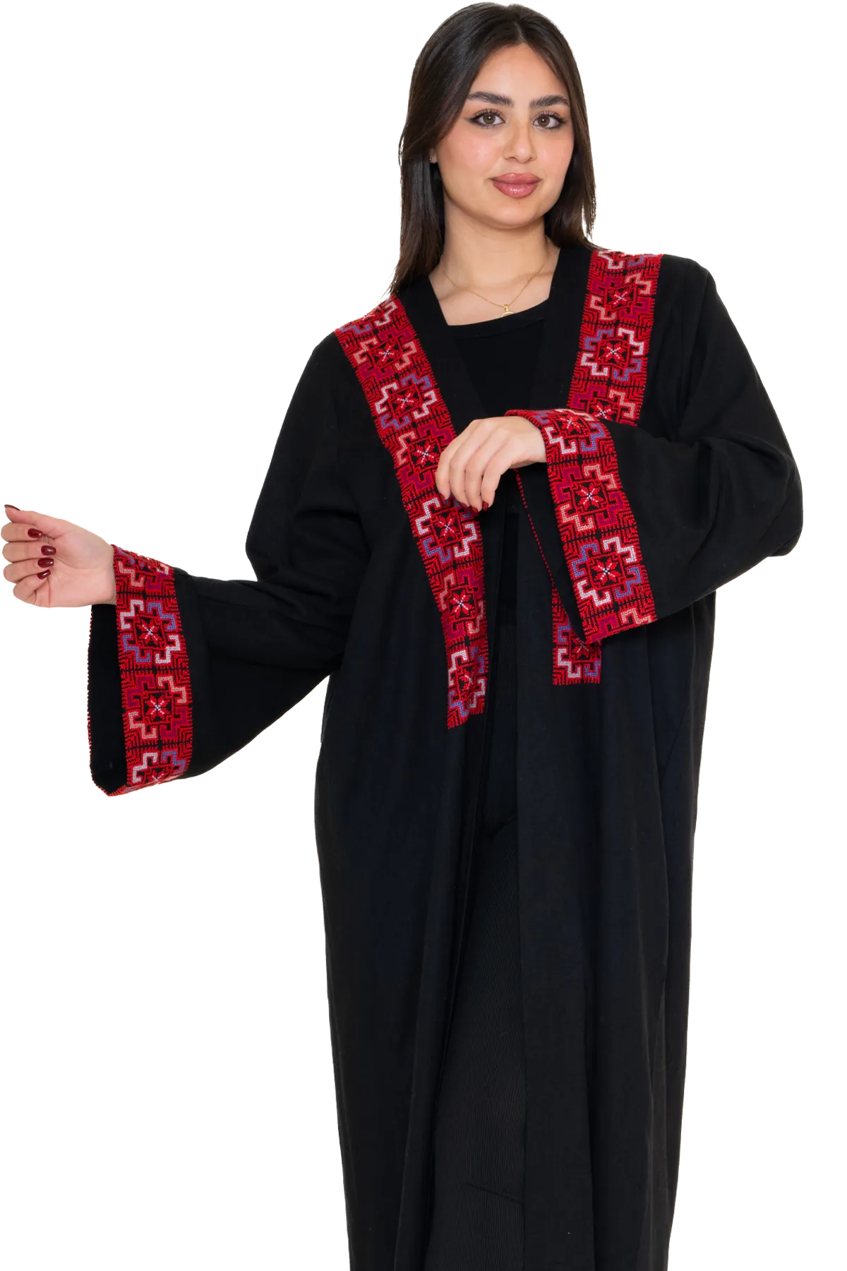 Hand embroidered Bisht