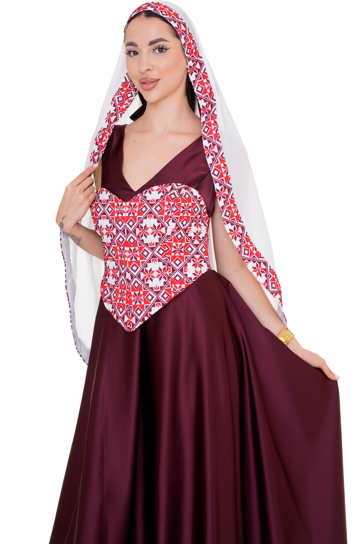Bridal Embroidered dress