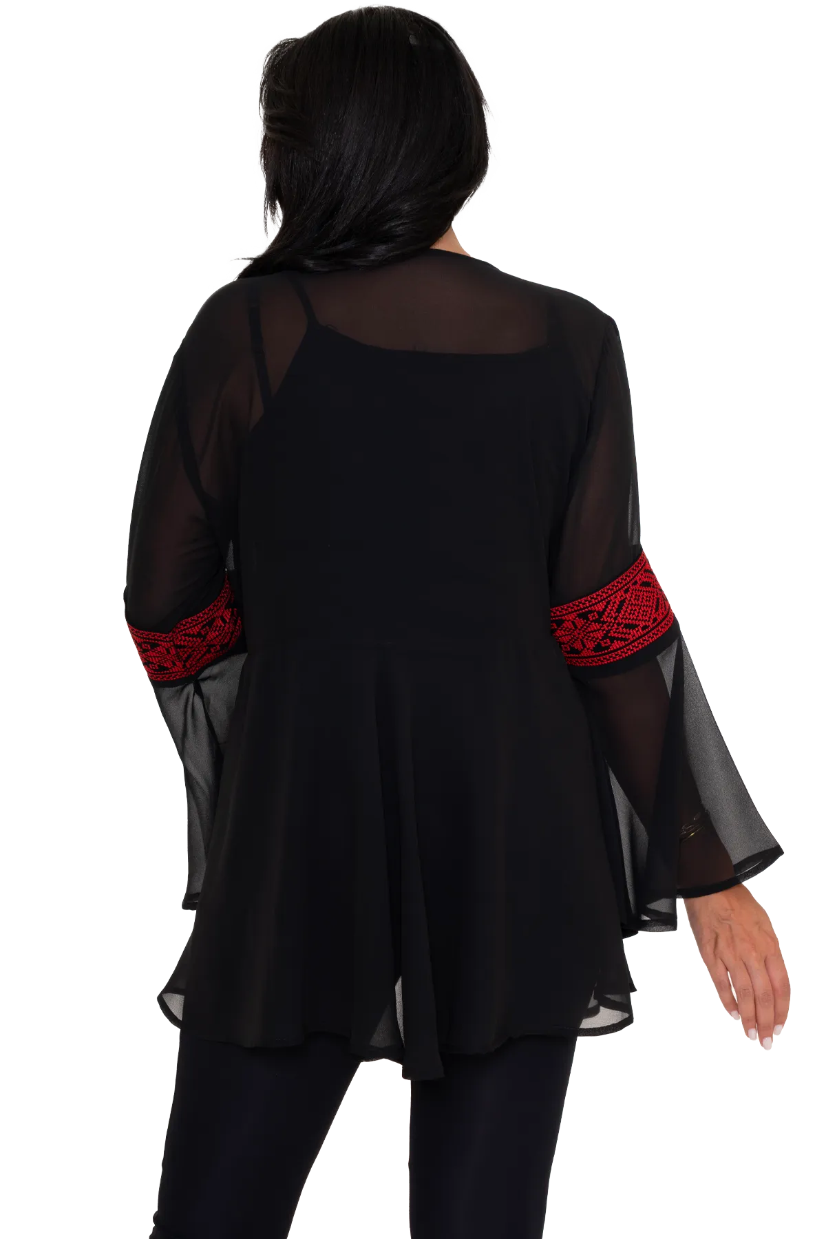 Chiffon blazer