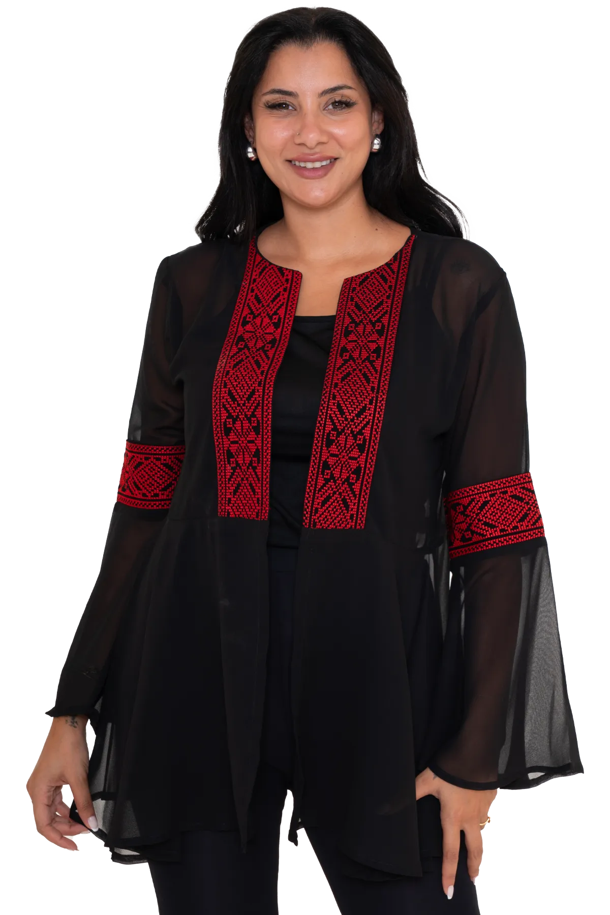 Chiffon blazer