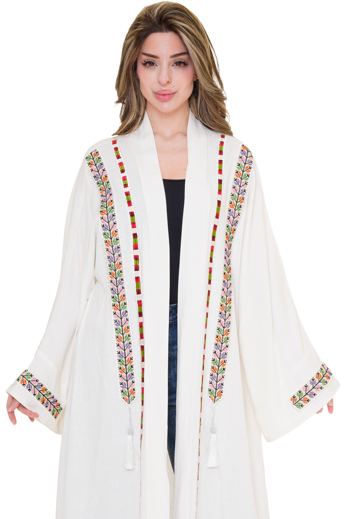 Palestinian Linen Manajel Bisht