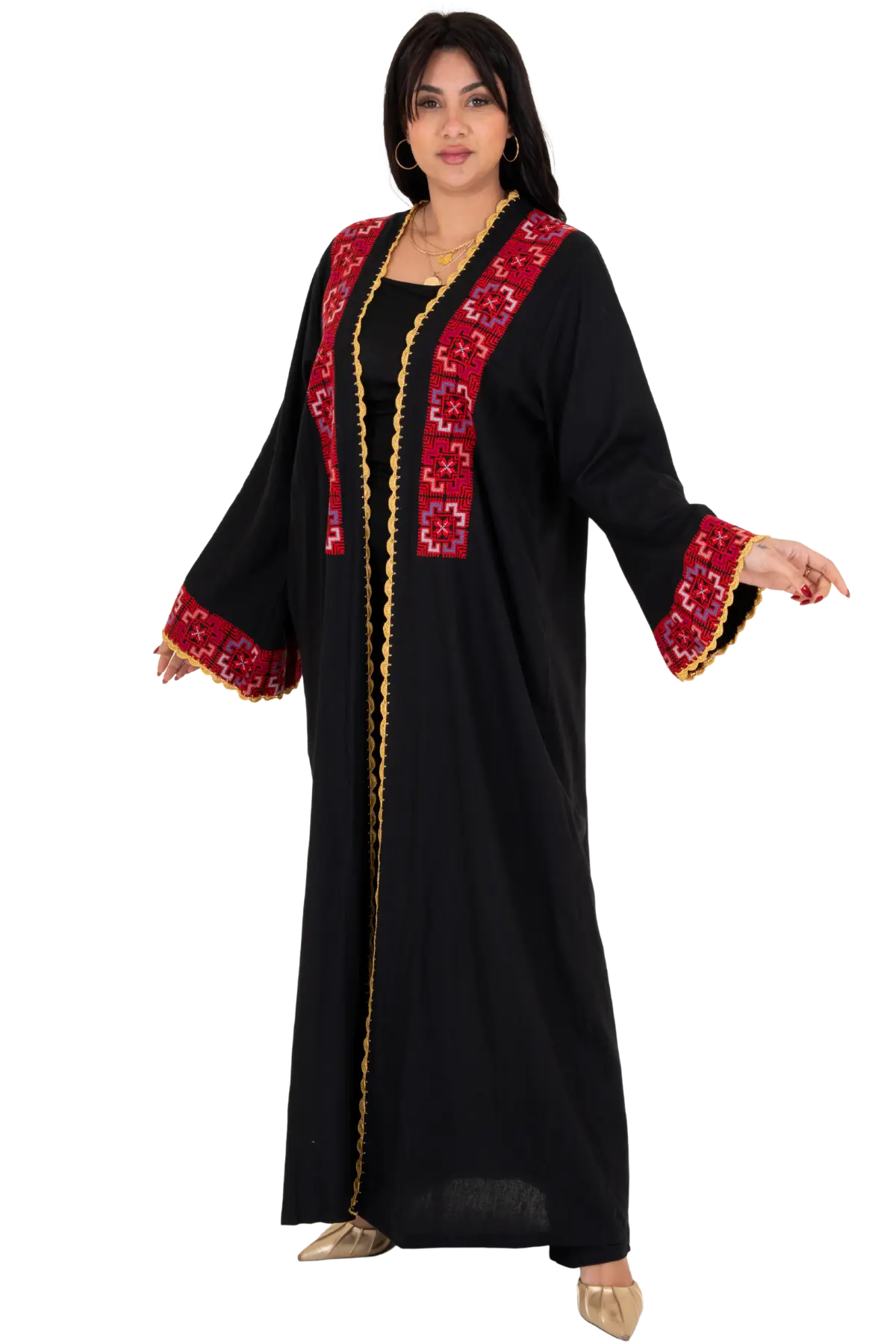 Hand embroidered Bisht