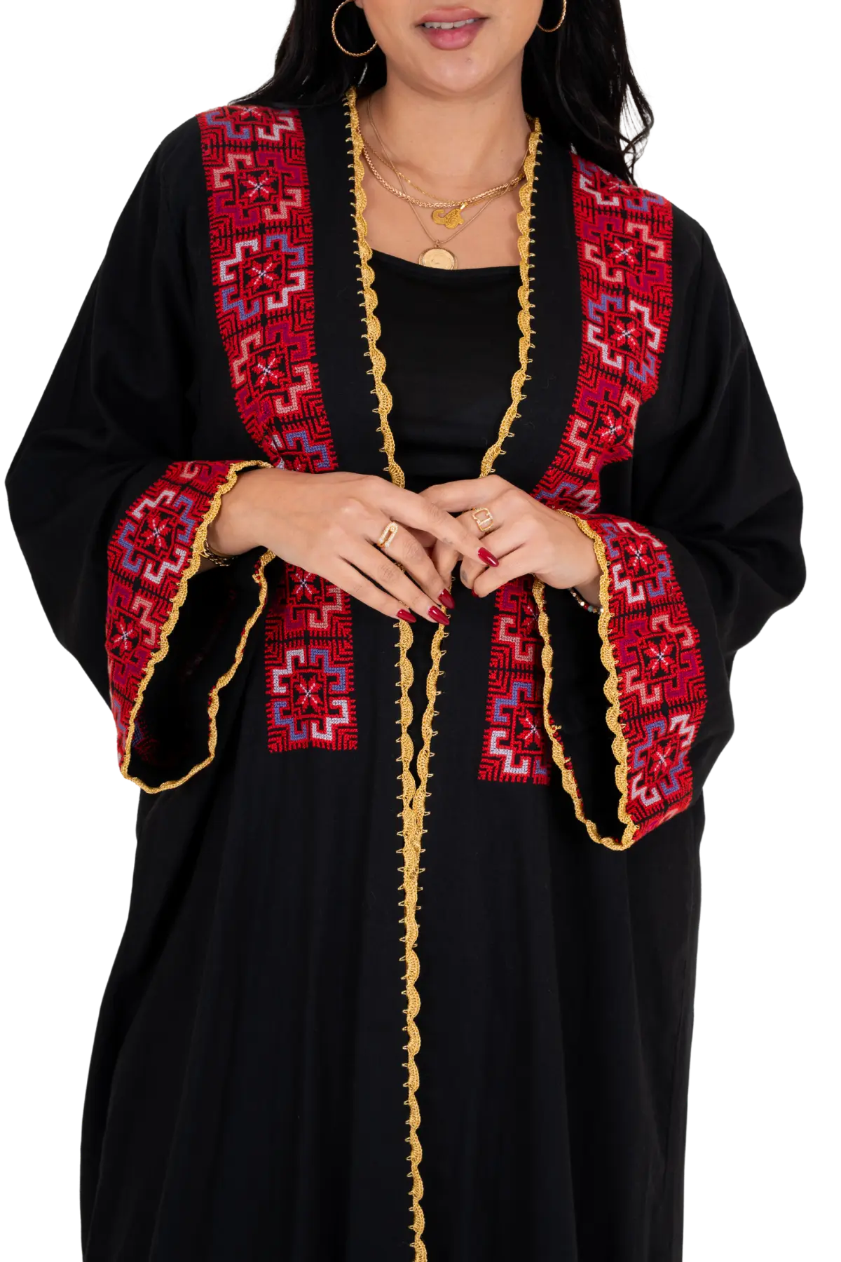 Hand embroidered Bisht