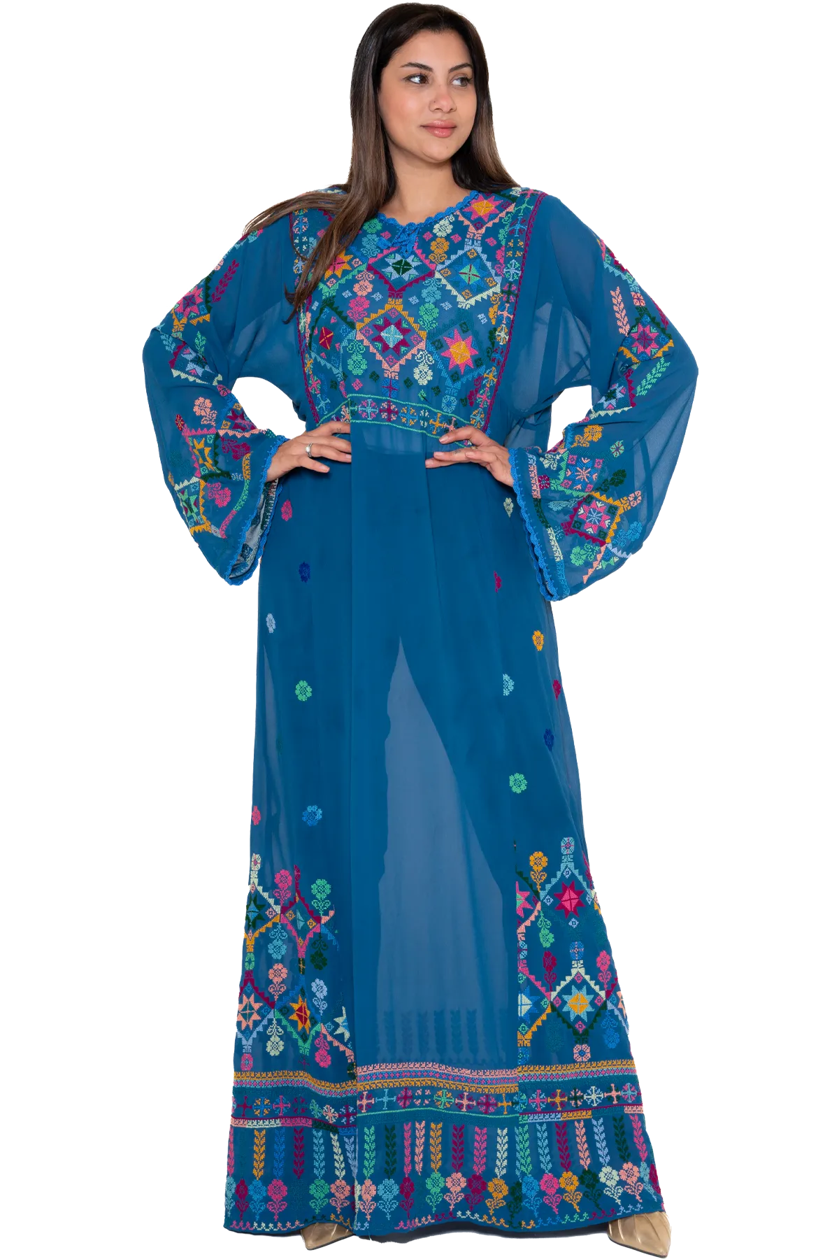 Fallahi Hand-stitched Chiffon